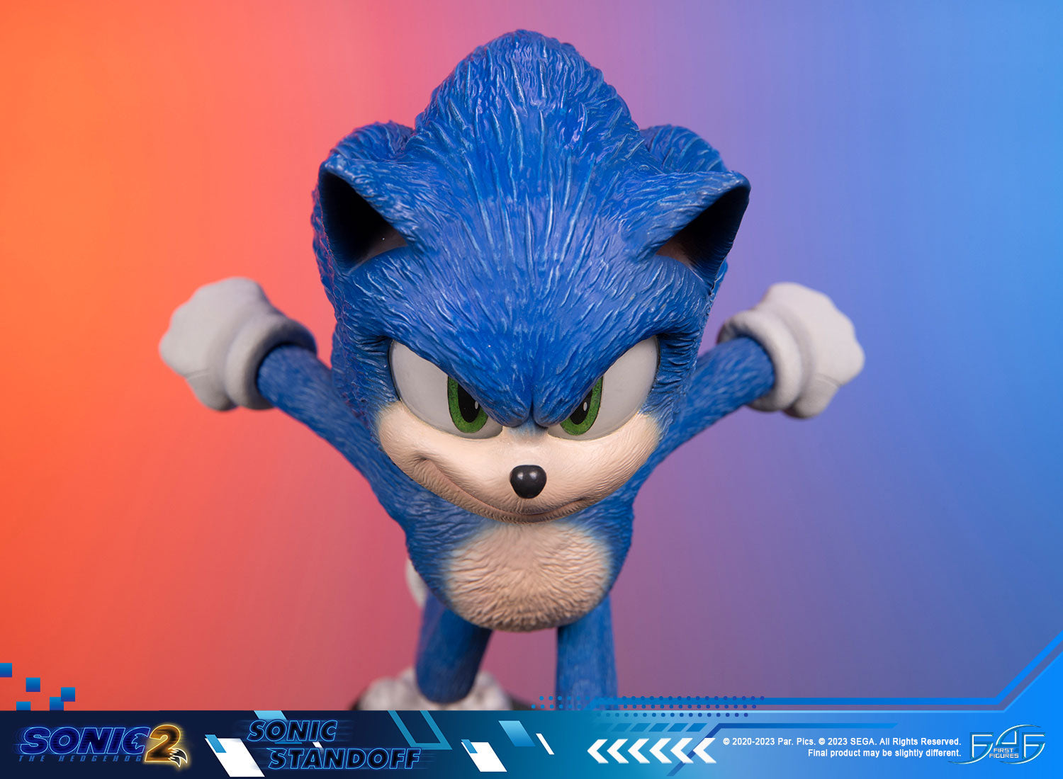 PRE-ORDER First4Figures - Sonic the Hedgehog 2 - Sonic Standoff