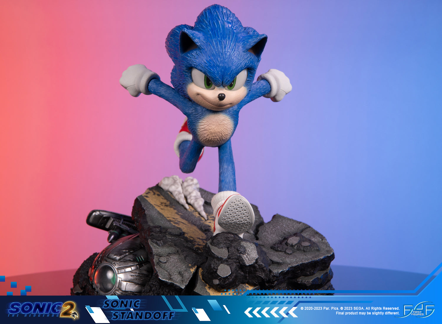 PRE-ORDER First4Figures - Sonic the Hedgehog 2 - Sonic Standoff
