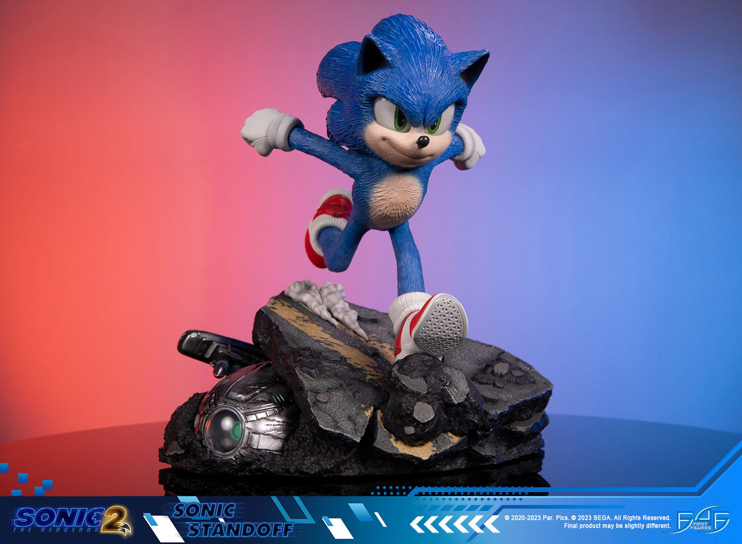 PRE-ORDER First4Figures - Sonic the Hedgehog 2 - Sonic Standoff