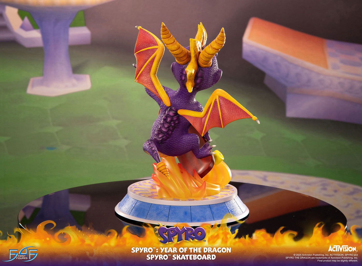 PRE-ORDER First4Figures - Spyro™: Year of the Dragon - Spyro™ Skateboard