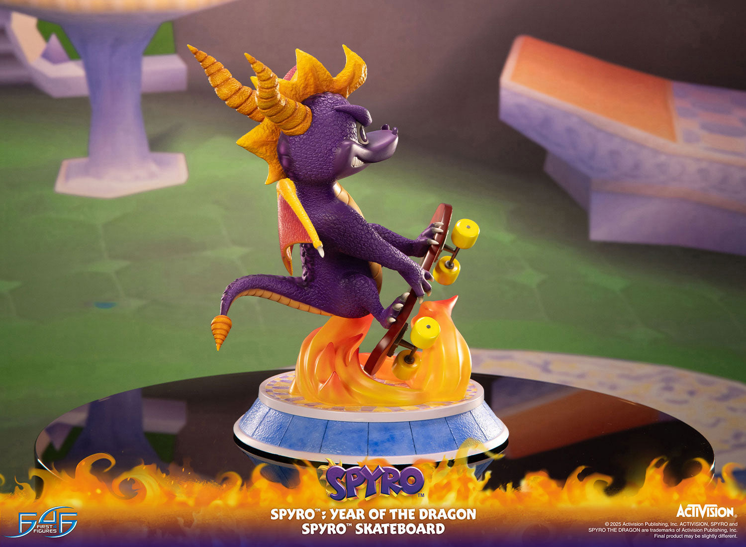 PRE-ORDER First4Figures - Spyro™: Year of the Dragon - Spyro™ Skateboard