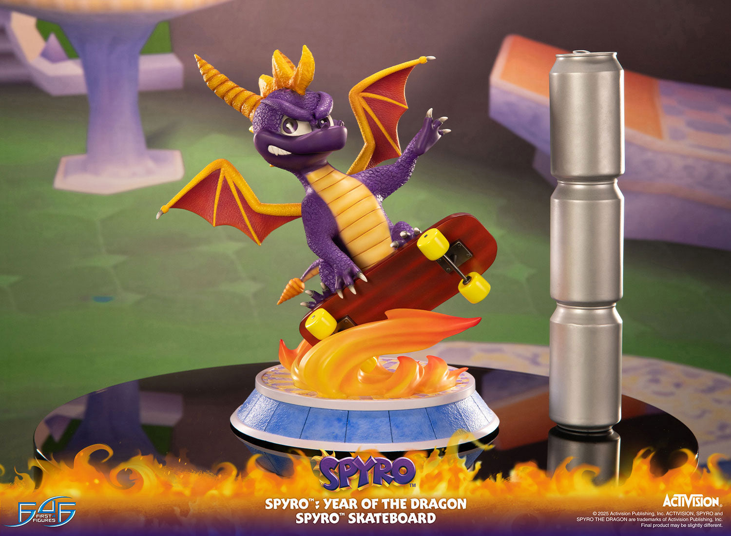 PRE-ORDER First4Figures - Spyro™: Year of the Dragon - Spyro™ Skateboard