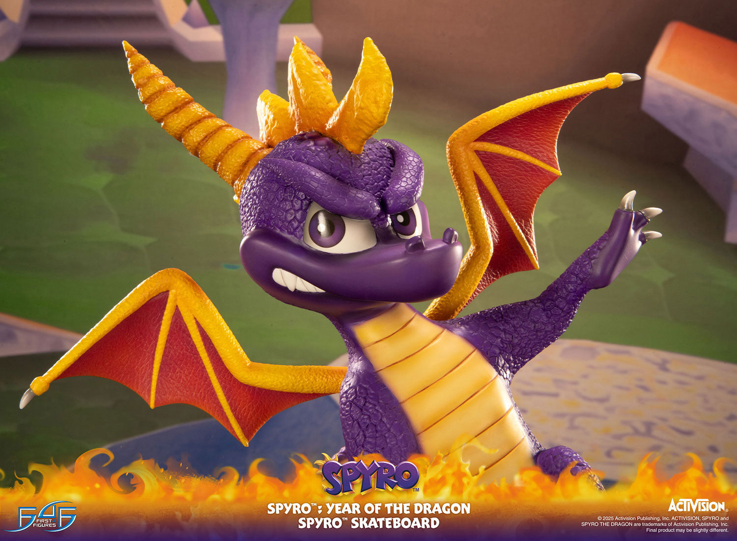 PRE-ORDER First4Figures - Spyro™: Year of the Dragon - Spyro™ Skateboard