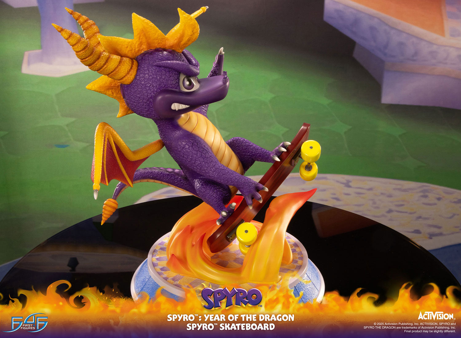 PRE-ORDER First4Figures - Spyro™: Year of the Dragon - Spyro™ Skateboard