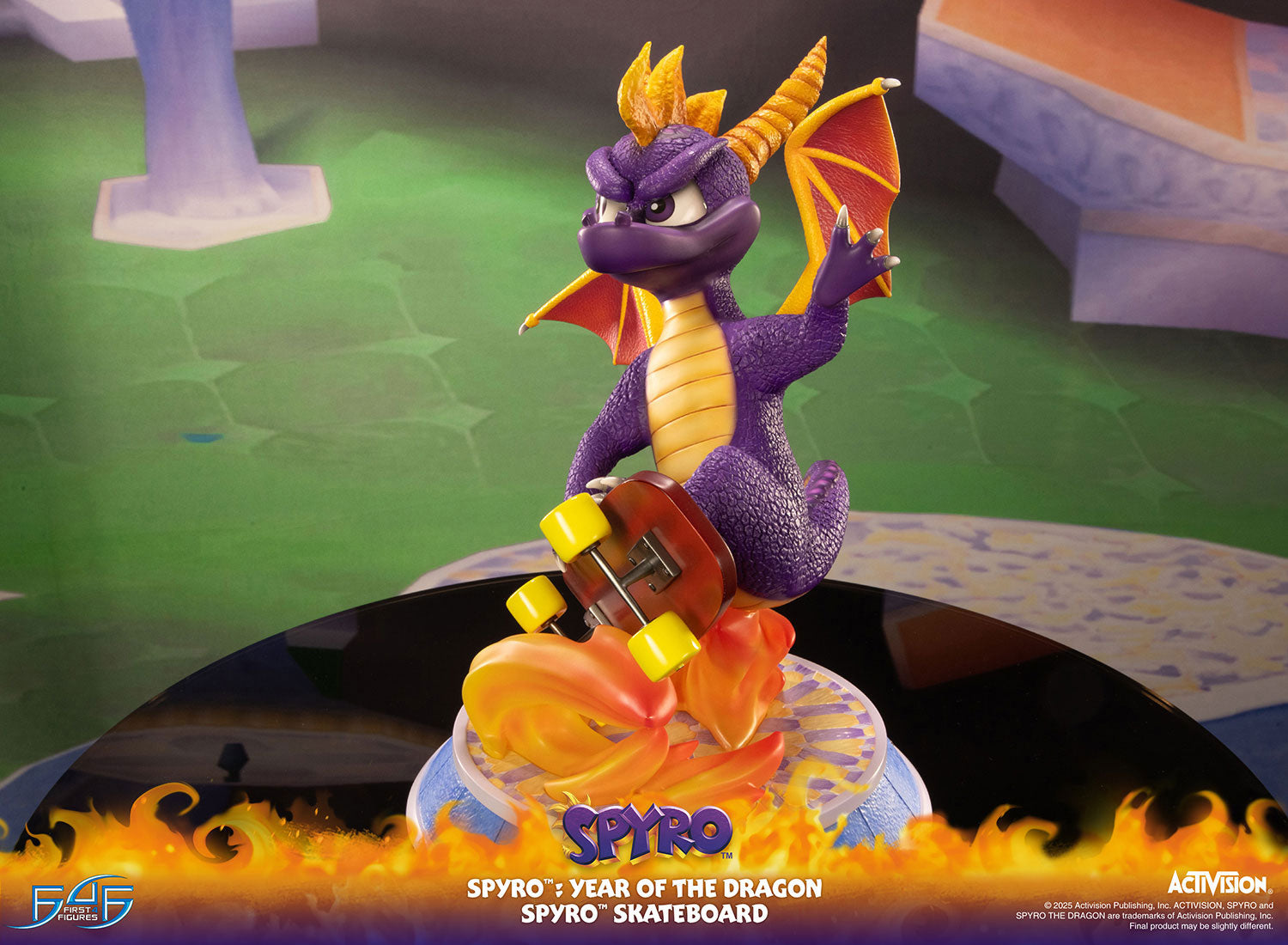 PRE-ORDER First4Figures - Spyro™: Year of the Dragon - Spyro™ Skateboard