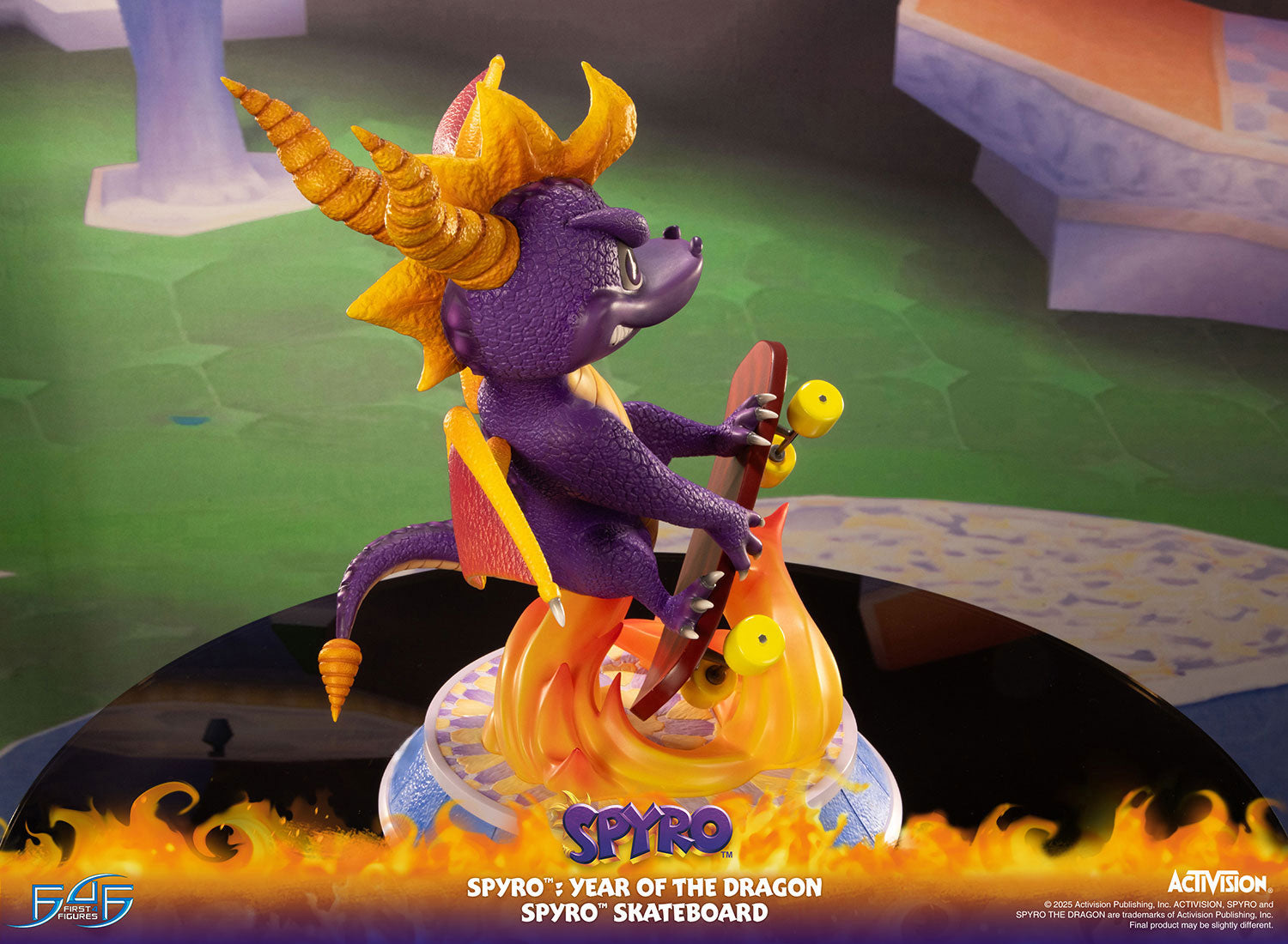 PRE-ORDER First4Figures - Spyro™: Year of the Dragon - Spyro™ Skateboard