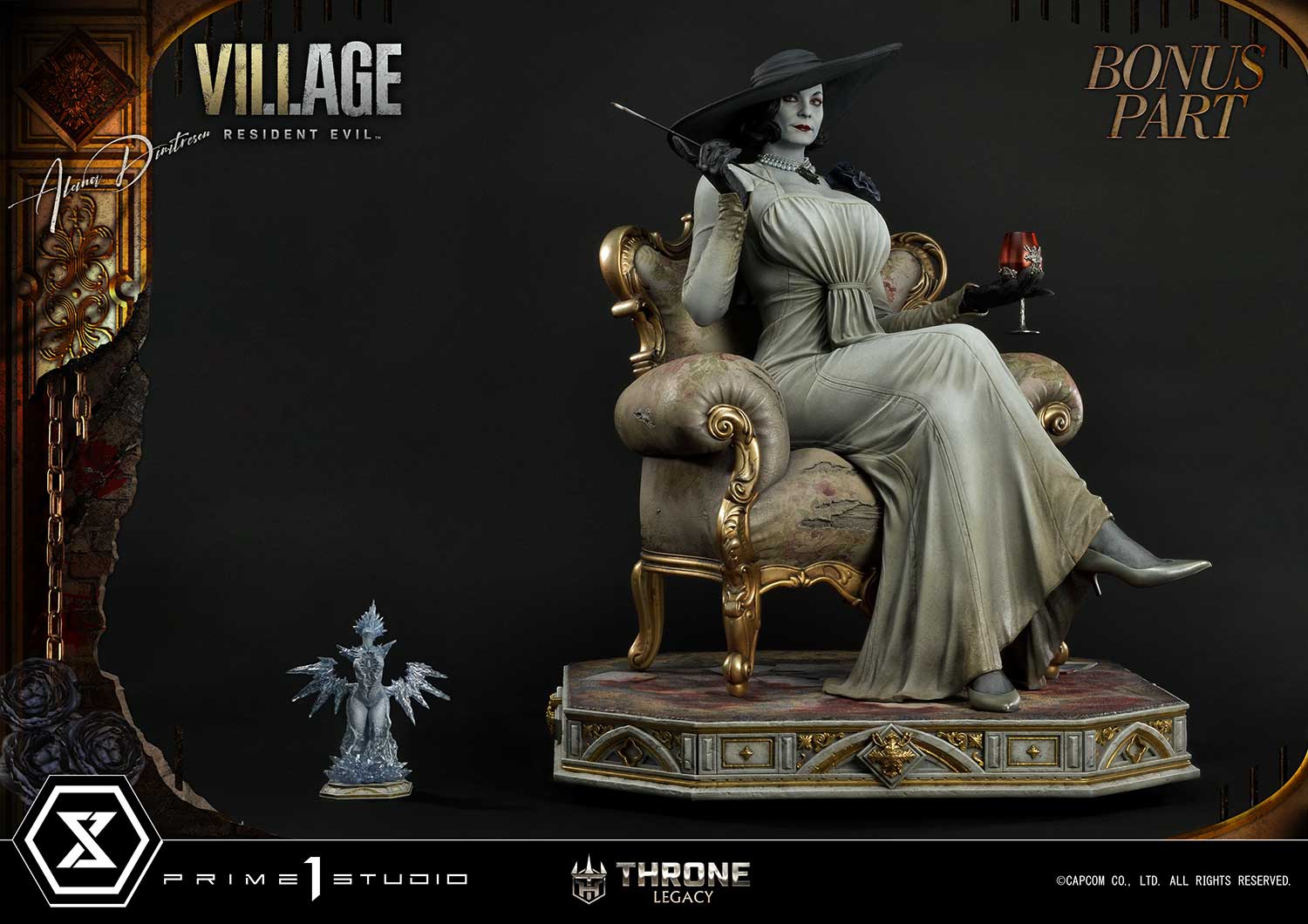 PRE-ORDER Prime1 Studio - Throne Legacy - Resident Evil Village - Alcina Dimitrescu: Deluxe Bonus Ver. 1/4
