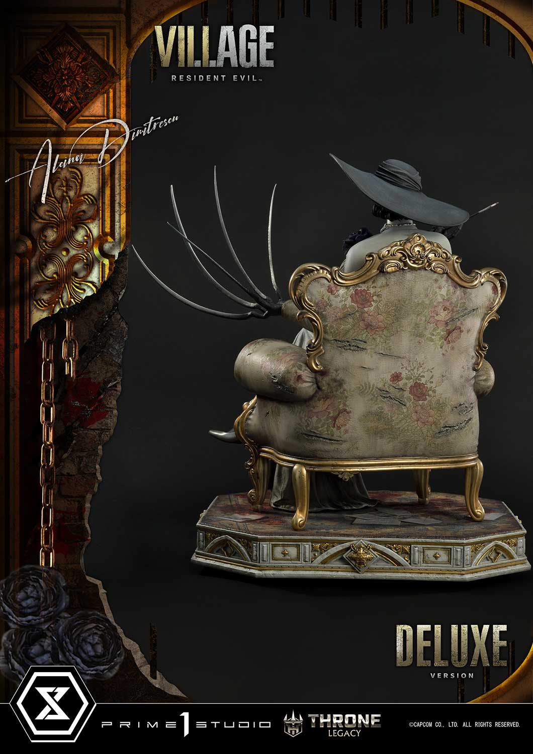 PRE-ORDER Prime1 Studio - Throne Legacy - Resident Evil Village - Alcina Dimitrescu: Deluxe Bonus Ver. 1/4