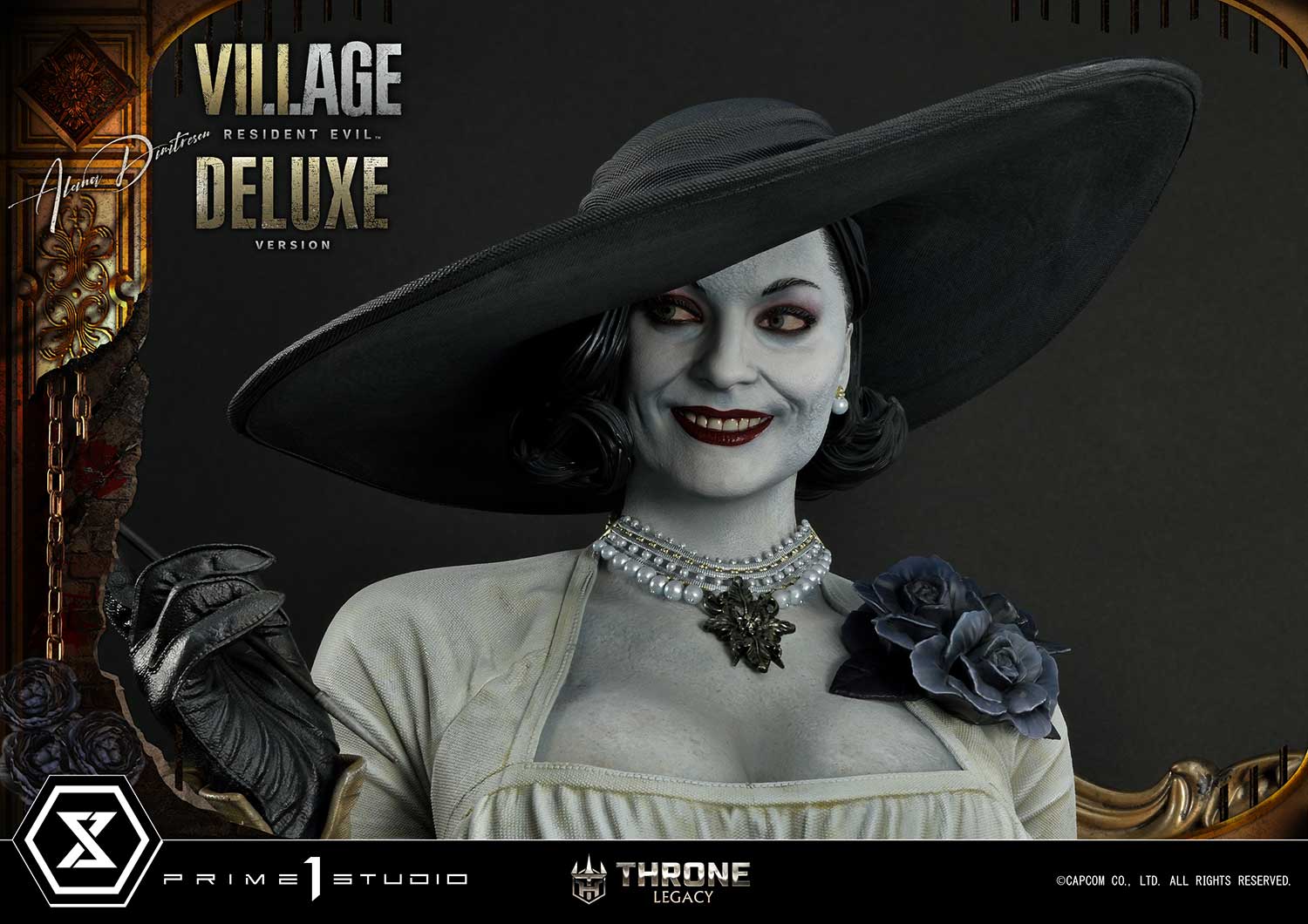 PRE-ORDER Prime1 Studio - Throne Legacy - Resident Evil Village - Alcina Dimitrescu: Deluxe Bonus Ver. 1/4