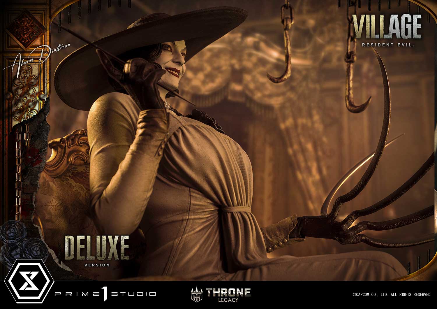 PRE-ORDER Prime1 Studio - Throne Legacy - Resident Evil Village - Alcina Dimitrescu: Deluxe Bonus Ver. 1/4