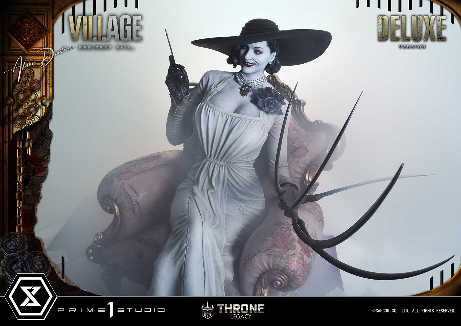 PRE-ORDER Prime1 Studio - Throne Legacy - Resident Evil Village - Alcina Dimitrescu: Deluxe Bonus Ver. 1/4