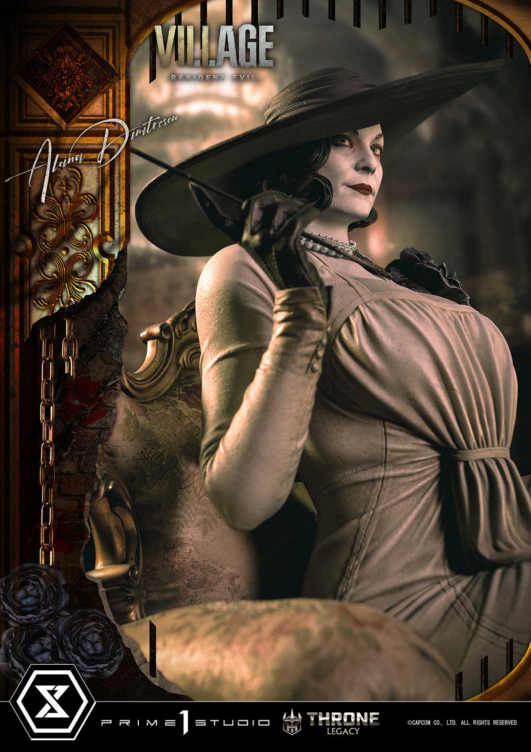 PRE-ORDER Prime1 Studio - Throne Legacy - Resident Evil Village - Alcina Dimitrescu: Deluxe Bonus Ver. 1/4