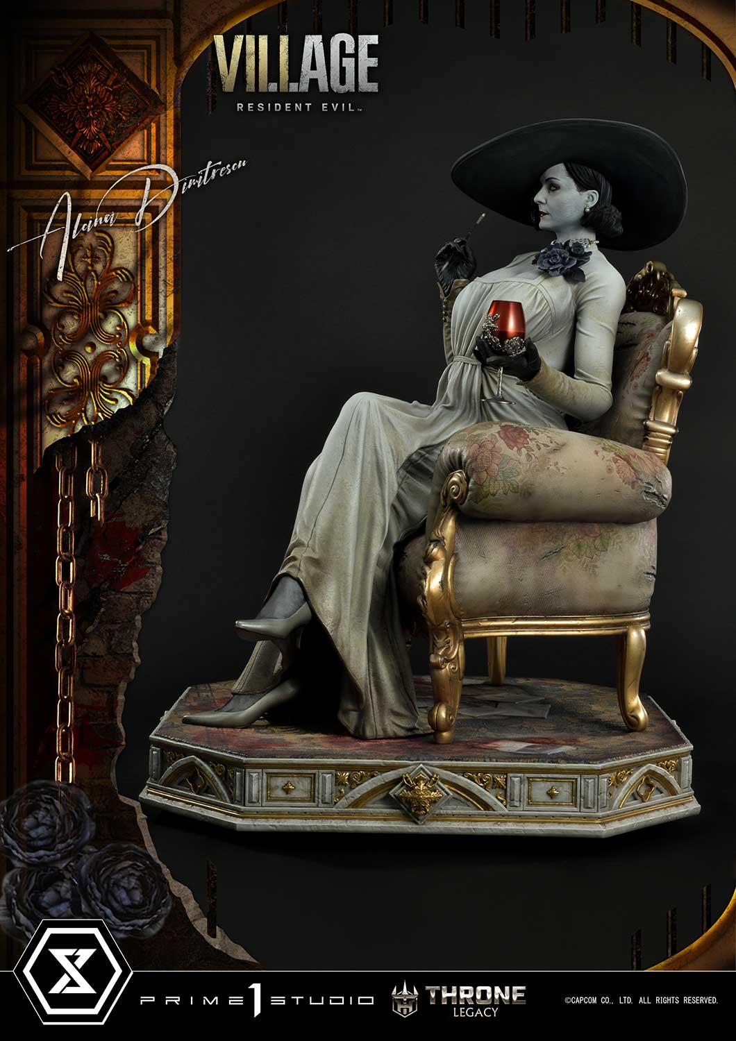 PRE-ORDER Prime1 Studio - Throne Legacy - Resident Evil Village - Alcina Dimitrescu: Deluxe Bonus Ver. 1/4