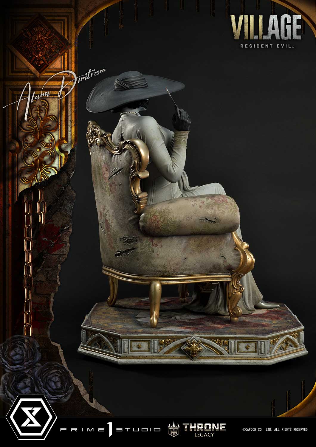 PRE-ORDER Prime1 Studio - Throne Legacy - Resident Evil Village - Alcina Dimitrescu: Deluxe Bonus Ver. 1/4