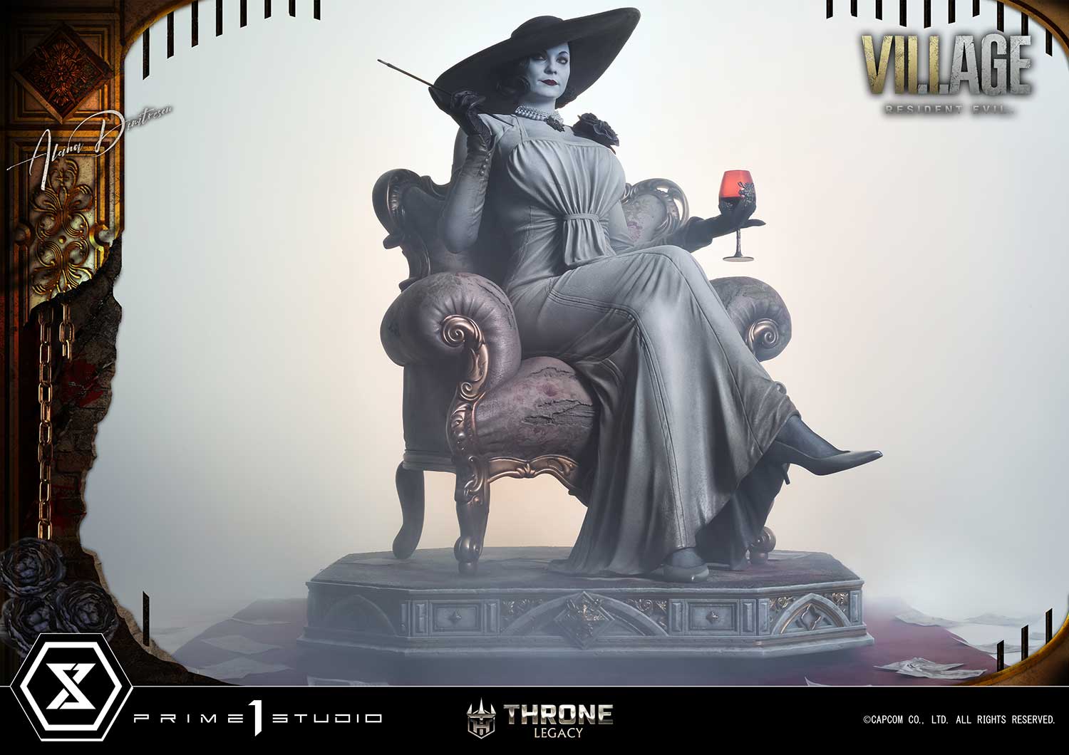 PRE-ORDER Prime1 Studio - Throne Legacy - Resident Evil Village - Alcina Dimitrescu: Deluxe Bonus Ver. 1/4