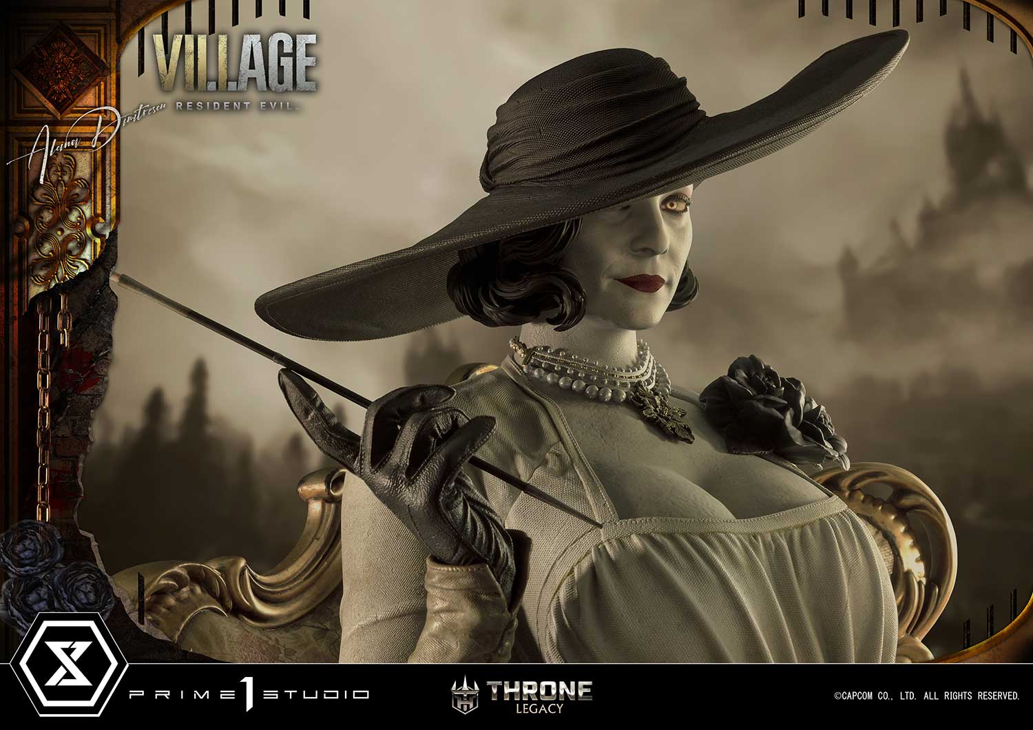 PRE-ORDER Prime1 Studio - Throne Legacy - Resident Evil Village - Alcina Dimitrescu: Deluxe Bonus Ver. 1/4