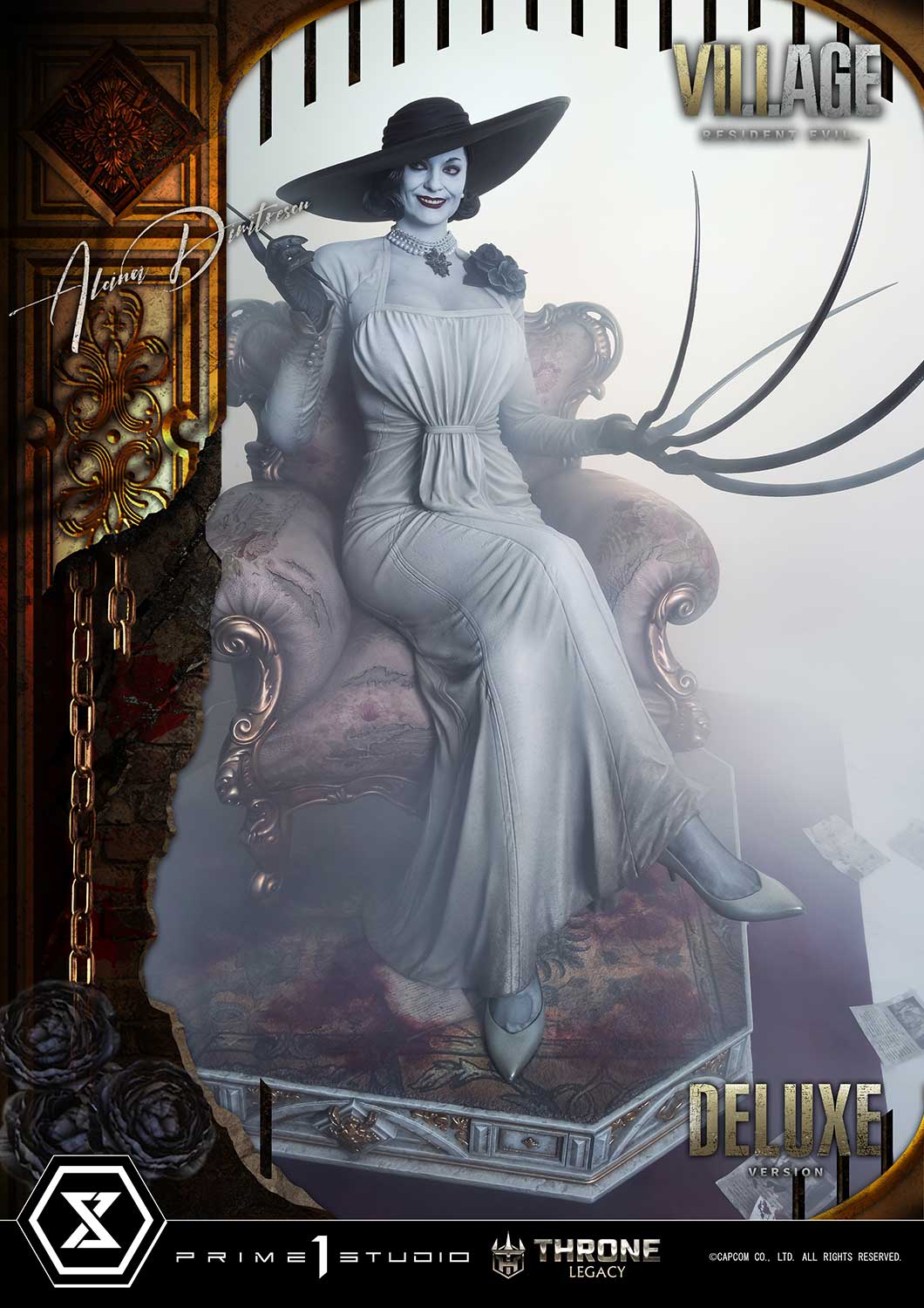 PRE-ORDER Prime1 Studio - Throne Legacy - Resident Evil Village - Alcina Dimitrescu: Deluxe Bonus Ver. 1/4