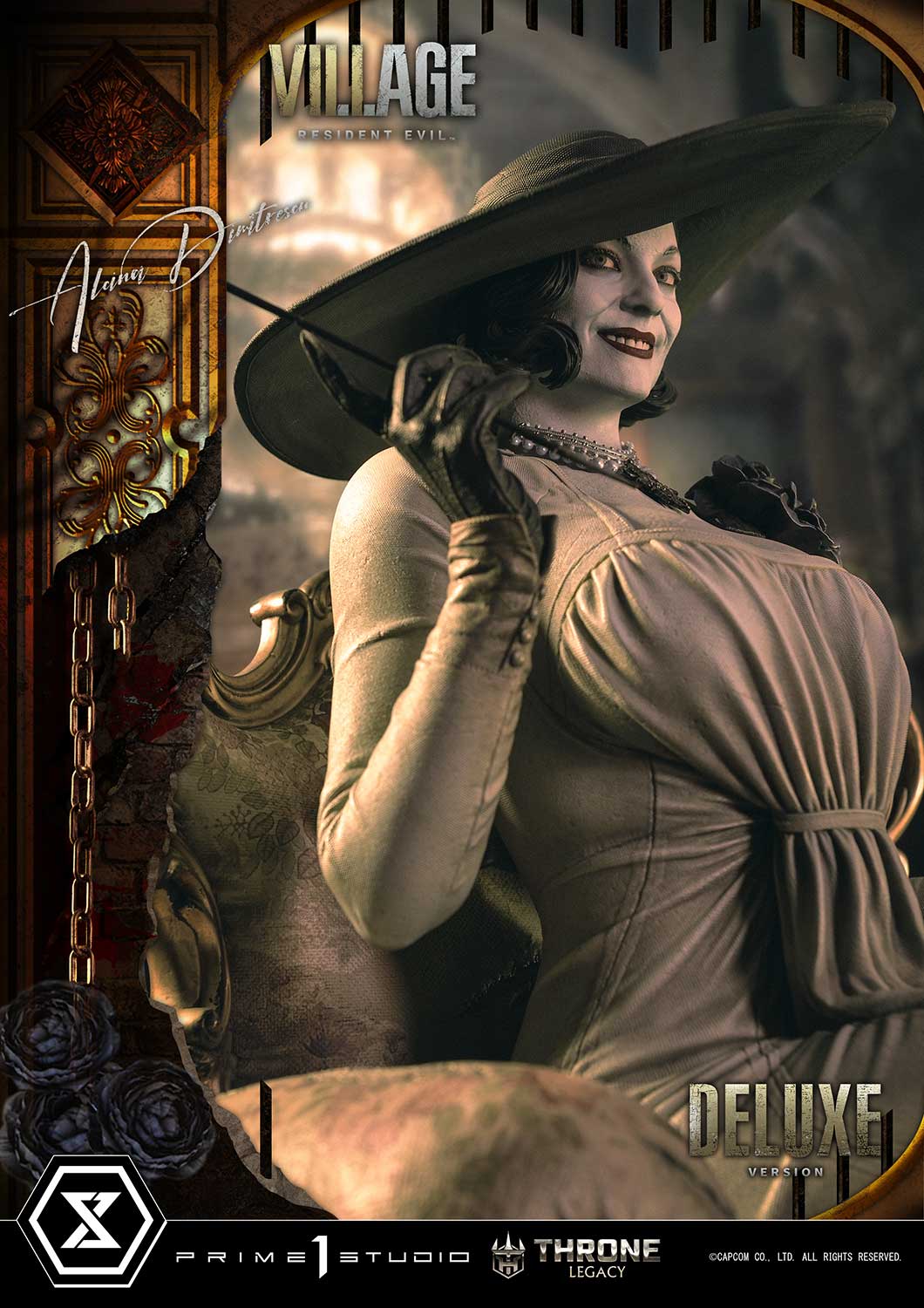 PRE-ORDER Prime1 Studio - Throne Legacy - Resident Evil Village - Alcina Dimitrescu: Deluxe Bonus Ver. 1/4