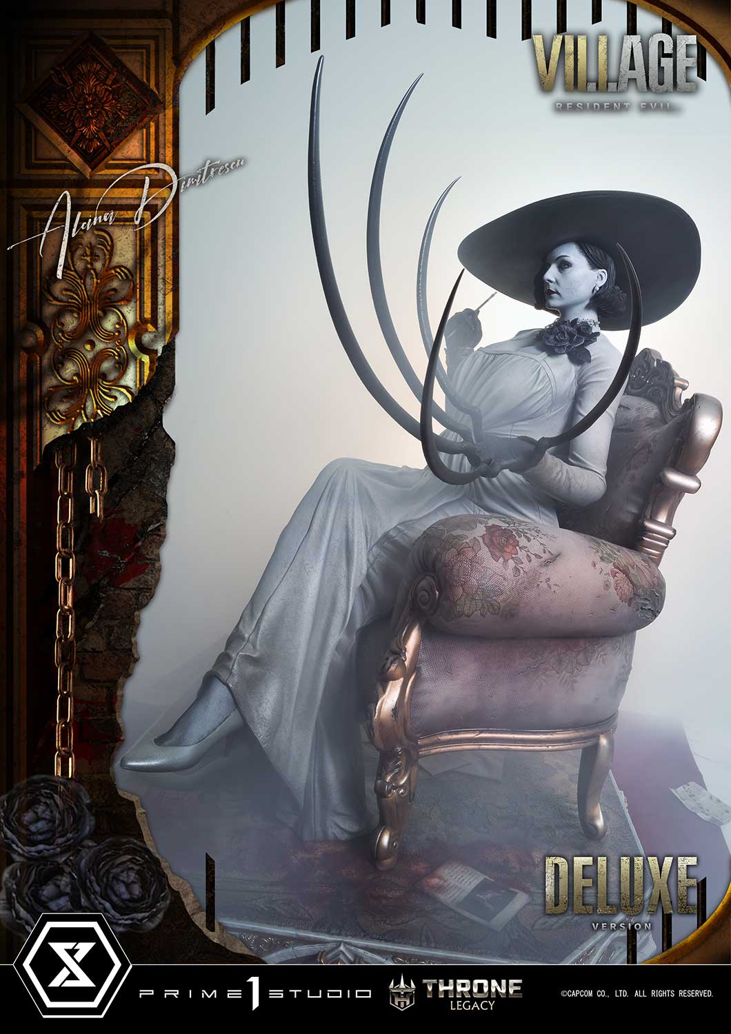 PRE-ORDER Prime1 Studio - Throne Legacy - Resident Evil Village - Alcina Dimitrescu: Deluxe Bonus Ver. 1/4