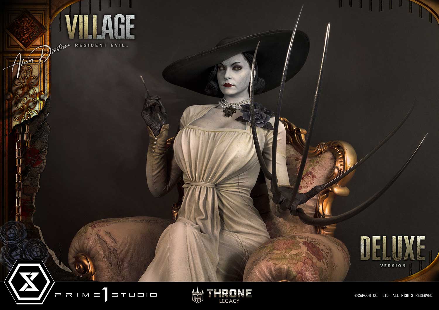 PRE-ORDER Prime1 Studio - Throne Legacy - Resident Evil Village - Alcina Dimitrescu: Deluxe Bonus Ver. 1/4