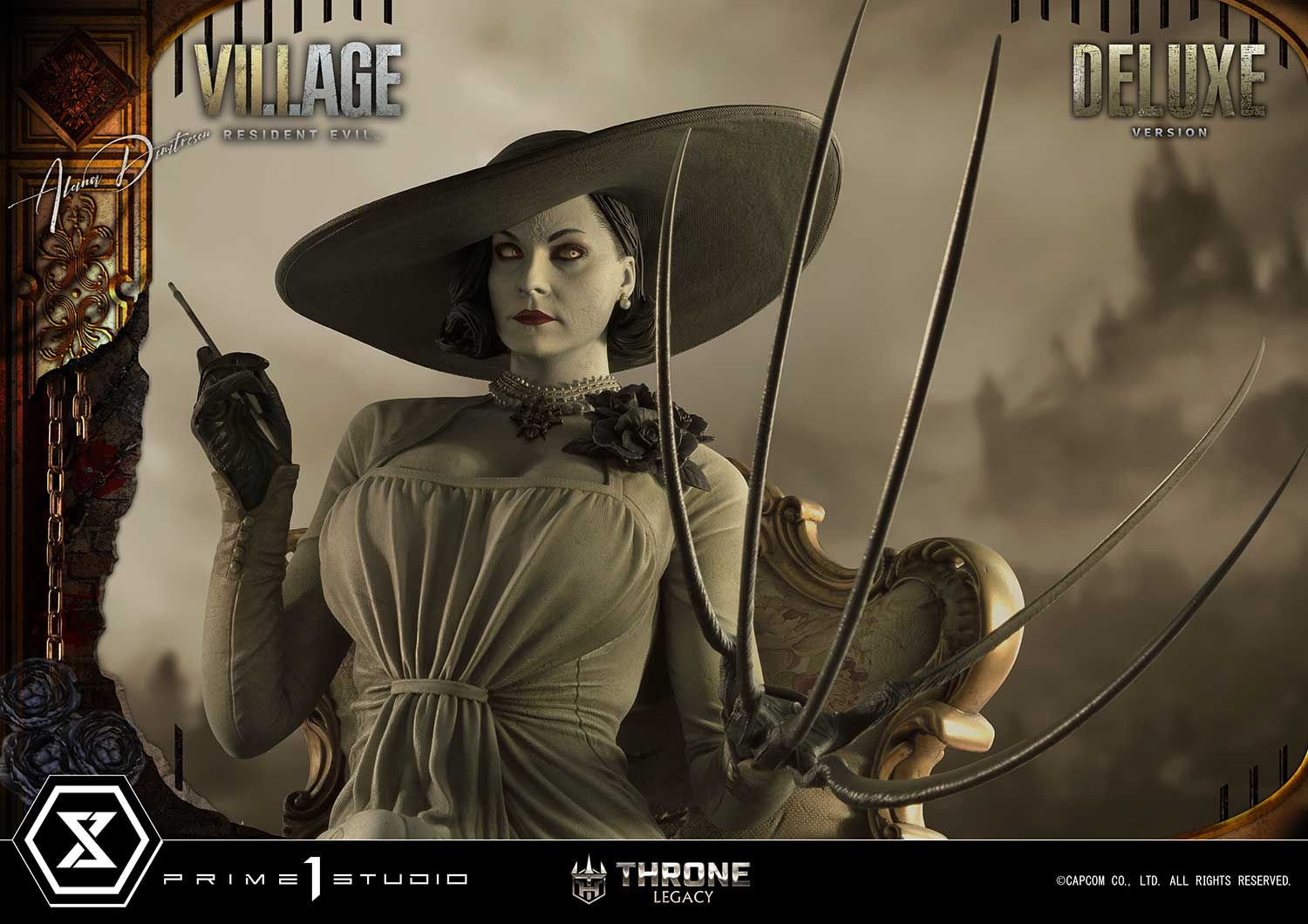 PRE-ORDER Prime1 Studio - Throne Legacy - Resident Evil Village - Alcina Dimitrescu: Deluxe Bonus Ver. 1/4