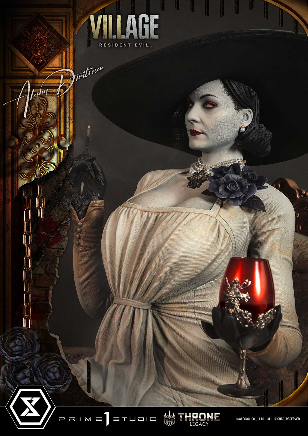 PRE-ORDER Prime1 Studio - Throne Legacy - Resident Evil Village - Alcina Dimitrescu: Deluxe Bonus Ver. 1/4