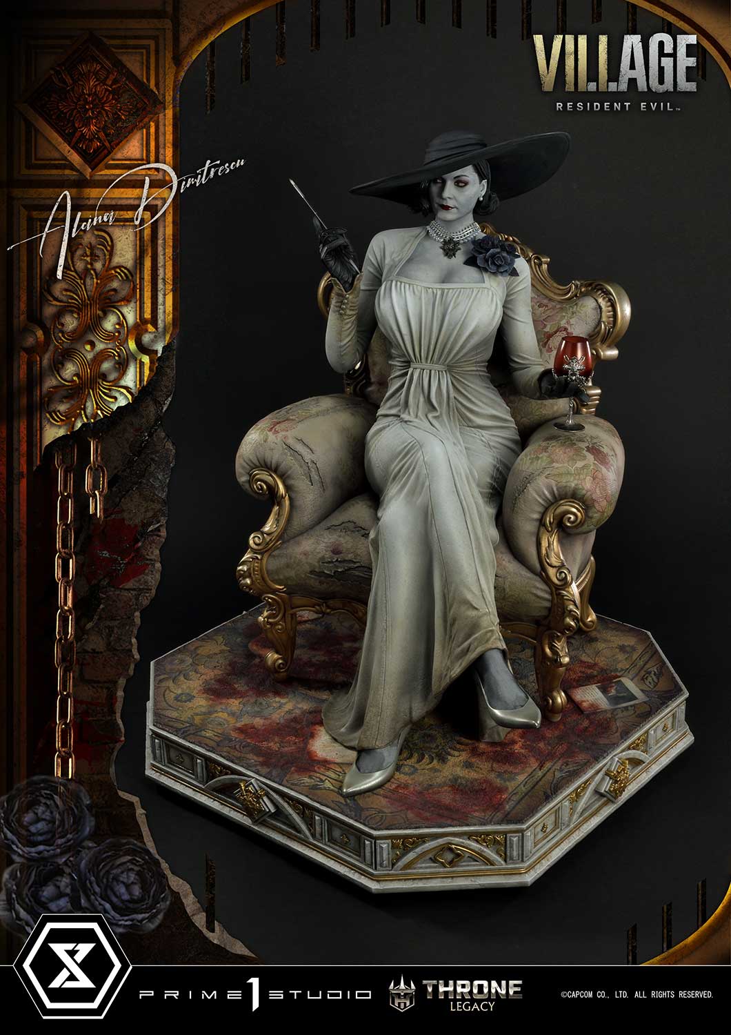 PRE-ORDER Prime1 Studio - Throne Legacy - Resident Evil Village - Alcina Dimitrescu: Deluxe Bonus Ver. 1/4