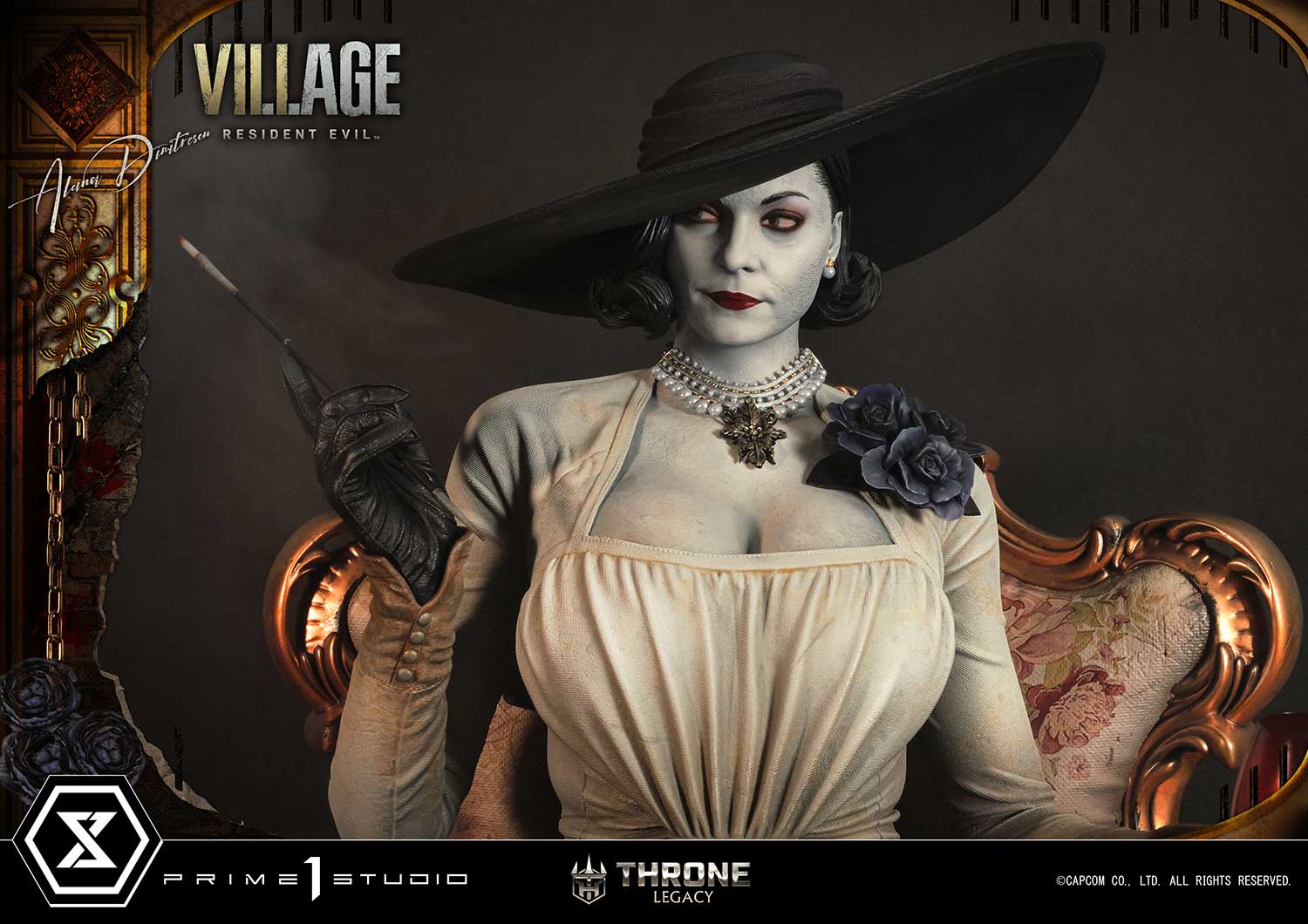 PRE-ORDER Prime1 Studio - Throne Legacy - Resident Evil Village - Alcina Dimitrescu: Deluxe Bonus Ver. 1/4