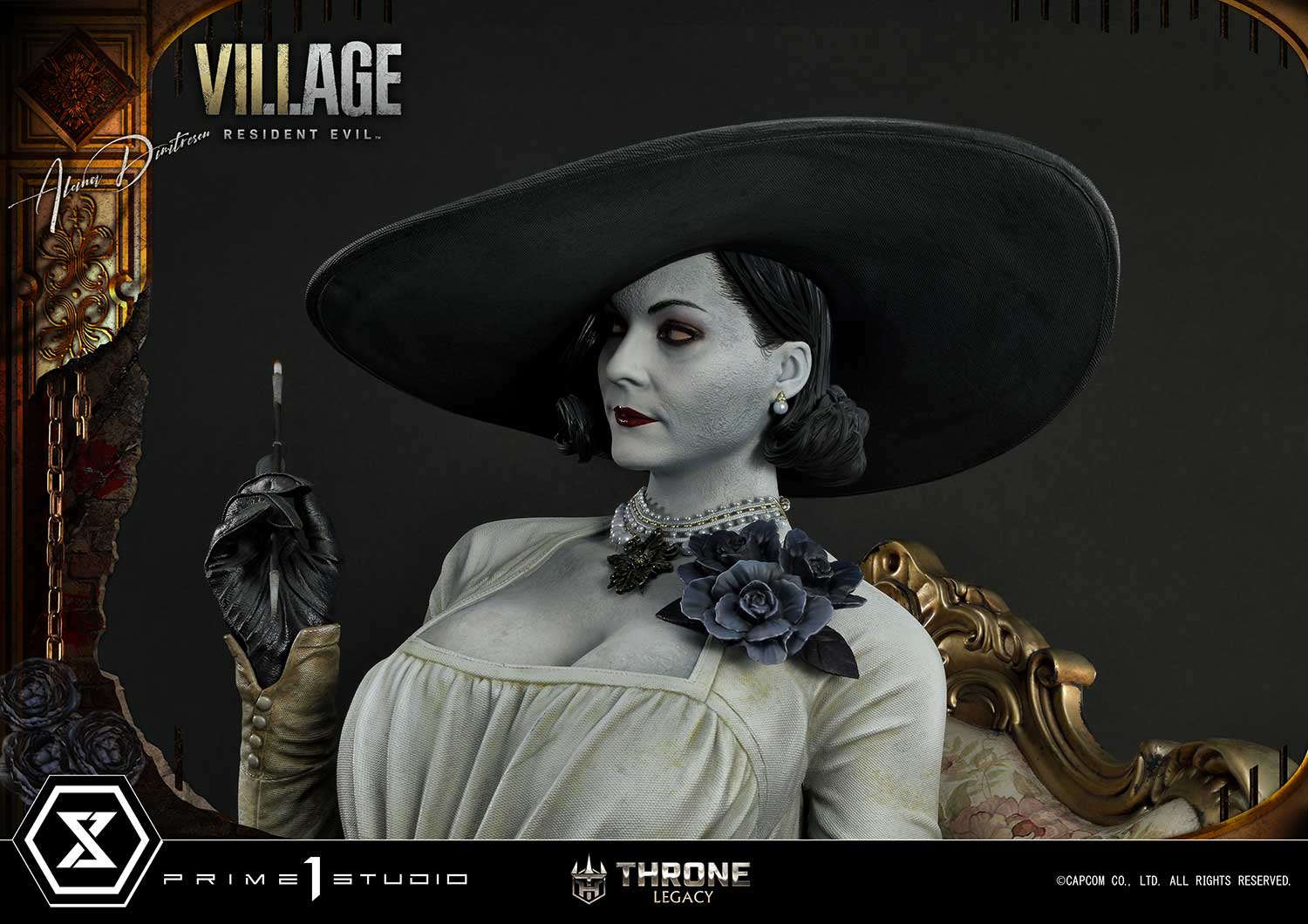 PRE-ORDER Prime1 Studio - Throne Legacy - Resident Evil Village - Alcina Dimitrescu: Deluxe Bonus Ver. 1/4