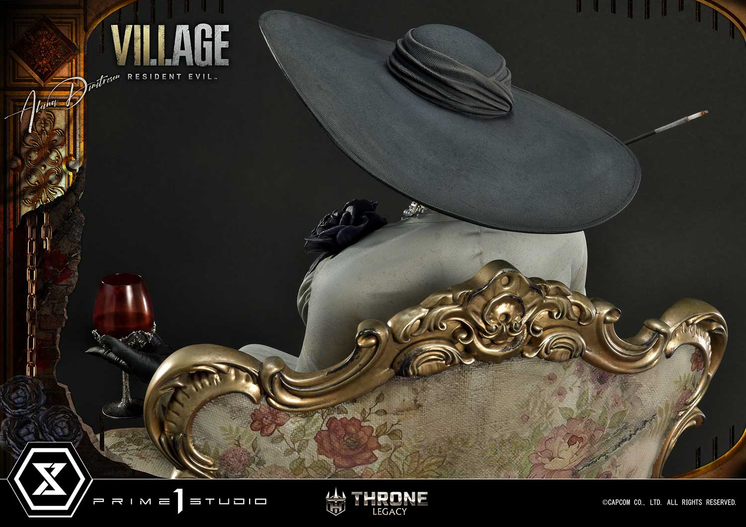 PRE-ORDER Prime1 Studio - Throne Legacy - Resident Evil Village - Alcina Dimitrescu: Deluxe Bonus Ver. 1/4