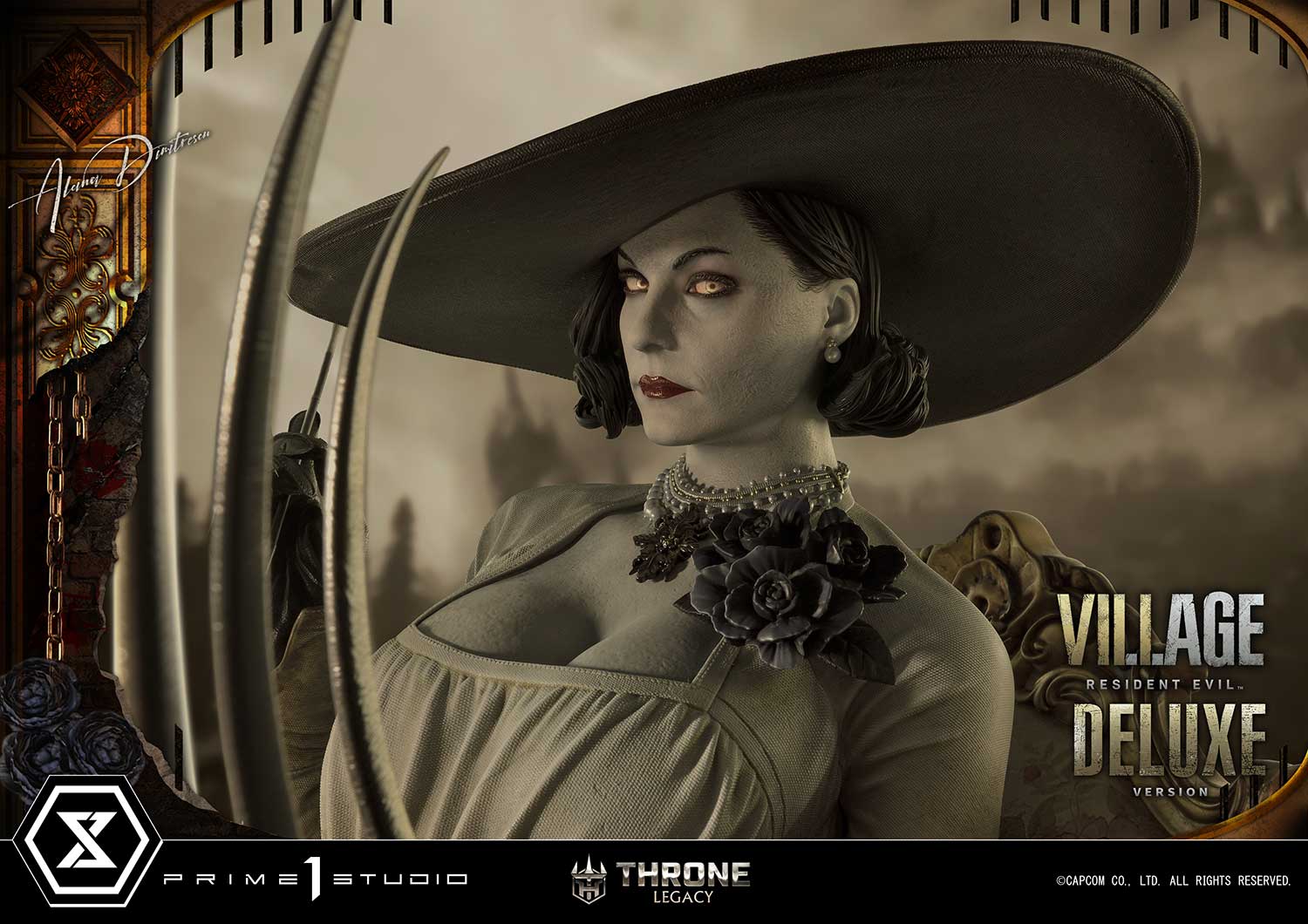 PRE-ORDER Prime1 Studio - Throne Legacy - Resident Evil Village - Alcina Dimitrescu: Deluxe Ver. 1/4