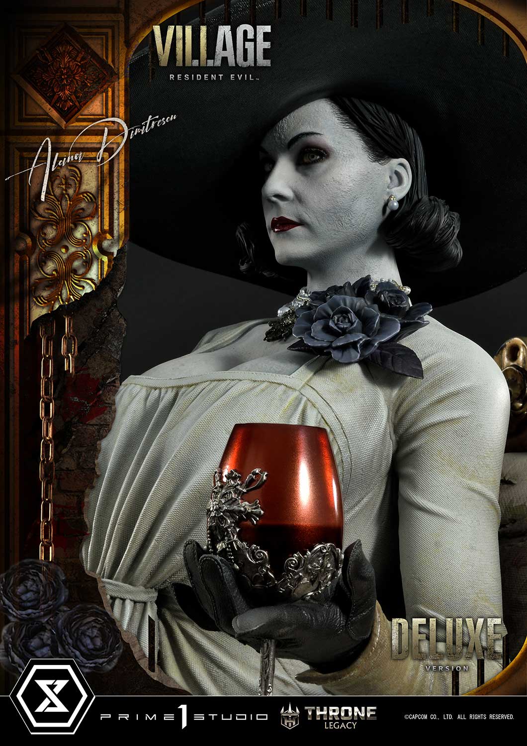 PRE-ORDER Prime1 Studio - Throne Legacy - Resident Evil Village - Alcina Dimitrescu: Deluxe Ver. 1/4