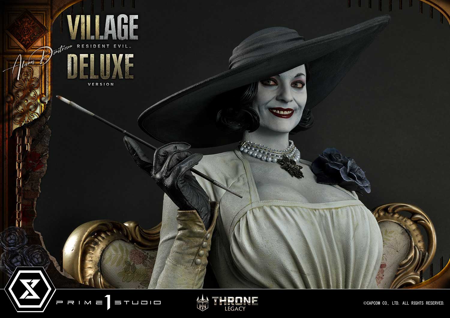 PRE-ORDER Prime1 Studio - Throne Legacy - Resident Evil Village - Alcina Dimitrescu: Deluxe Ver. 1/4