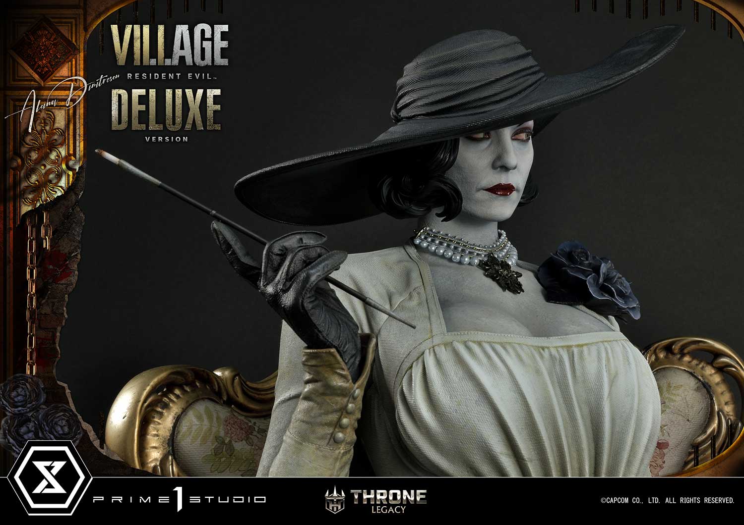 PRE-ORDER Prime1 Studio - Throne Legacy - Resident Evil Village - Alcina Dimitrescu: Deluxe Ver. 1/4
