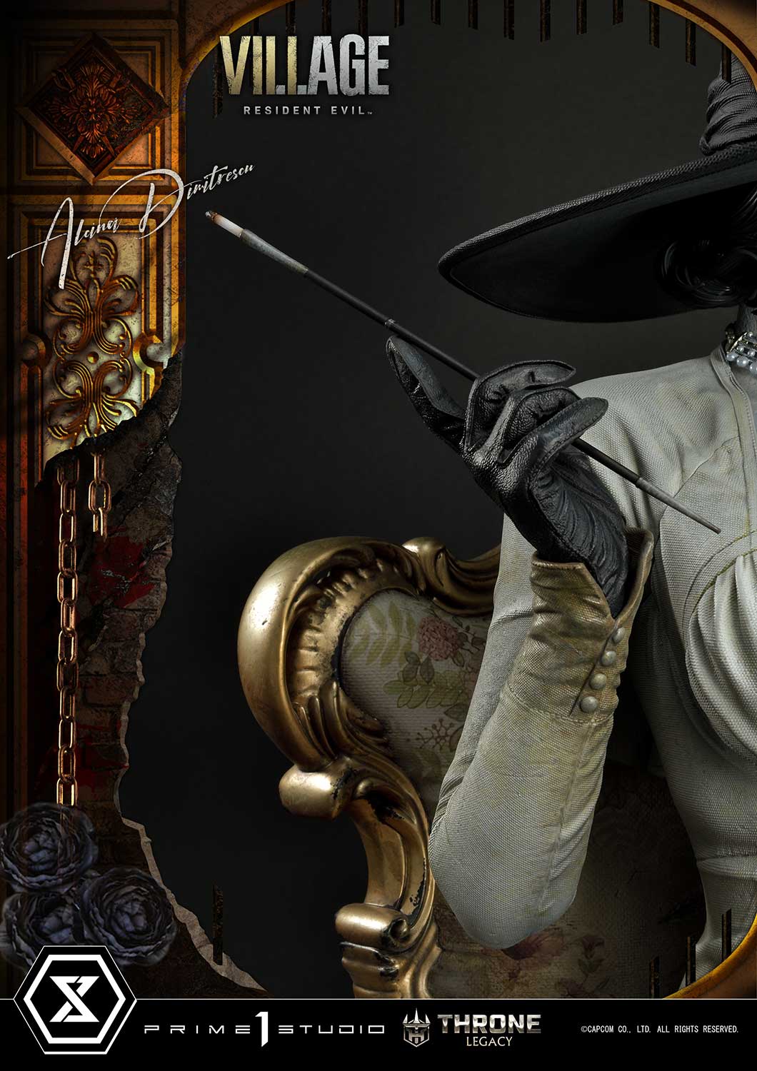 PRE-ORDER Prime1 Studio - Throne Legacy - Resident Evil Village - Alcina Dimitrescu: Deluxe Ver. 1/4