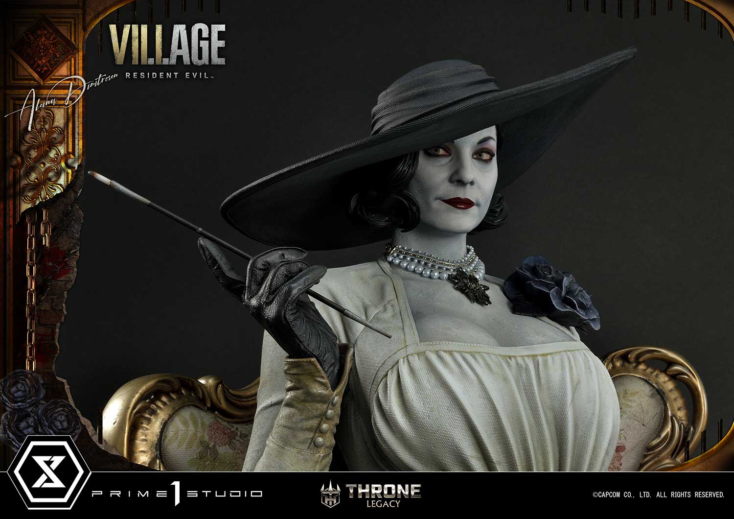 PRE-ORDER Prime1 Studio - Throne Legacy - Resident Evil Village - Alcina Dimitrescu: Deluxe Ver. 1/4