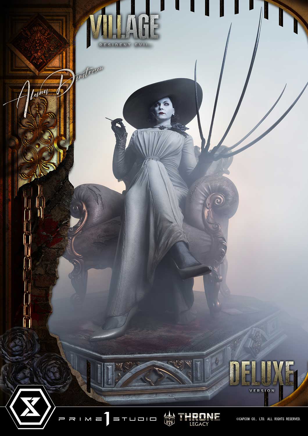 PRE-ORDER Prime1 Studio - Throne Legacy - Resident Evil Village - Alcina Dimitrescu: Deluxe Ver. 1/4