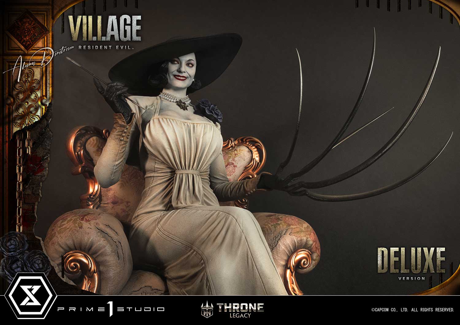 PRE-ORDER Prime1 Studio - Throne Legacy - Resident Evil Village - Alcina Dimitrescu: Deluxe Ver. 1/4
