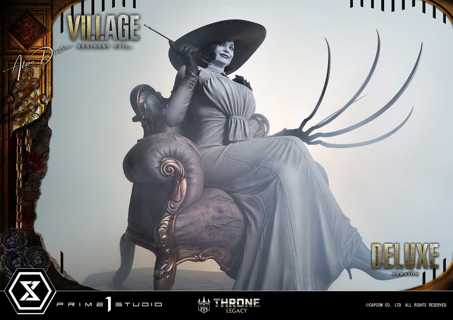 PRE-ORDER Prime1 Studio - Throne Legacy - Resident Evil Village - Alcina Dimitrescu: Deluxe Ver. 1/4