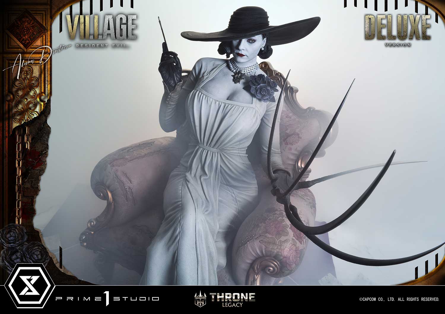 PRE-ORDER Prime1 Studio - Throne Legacy - Resident Evil Village - Alcina Dimitrescu: Deluxe Ver. 1/4