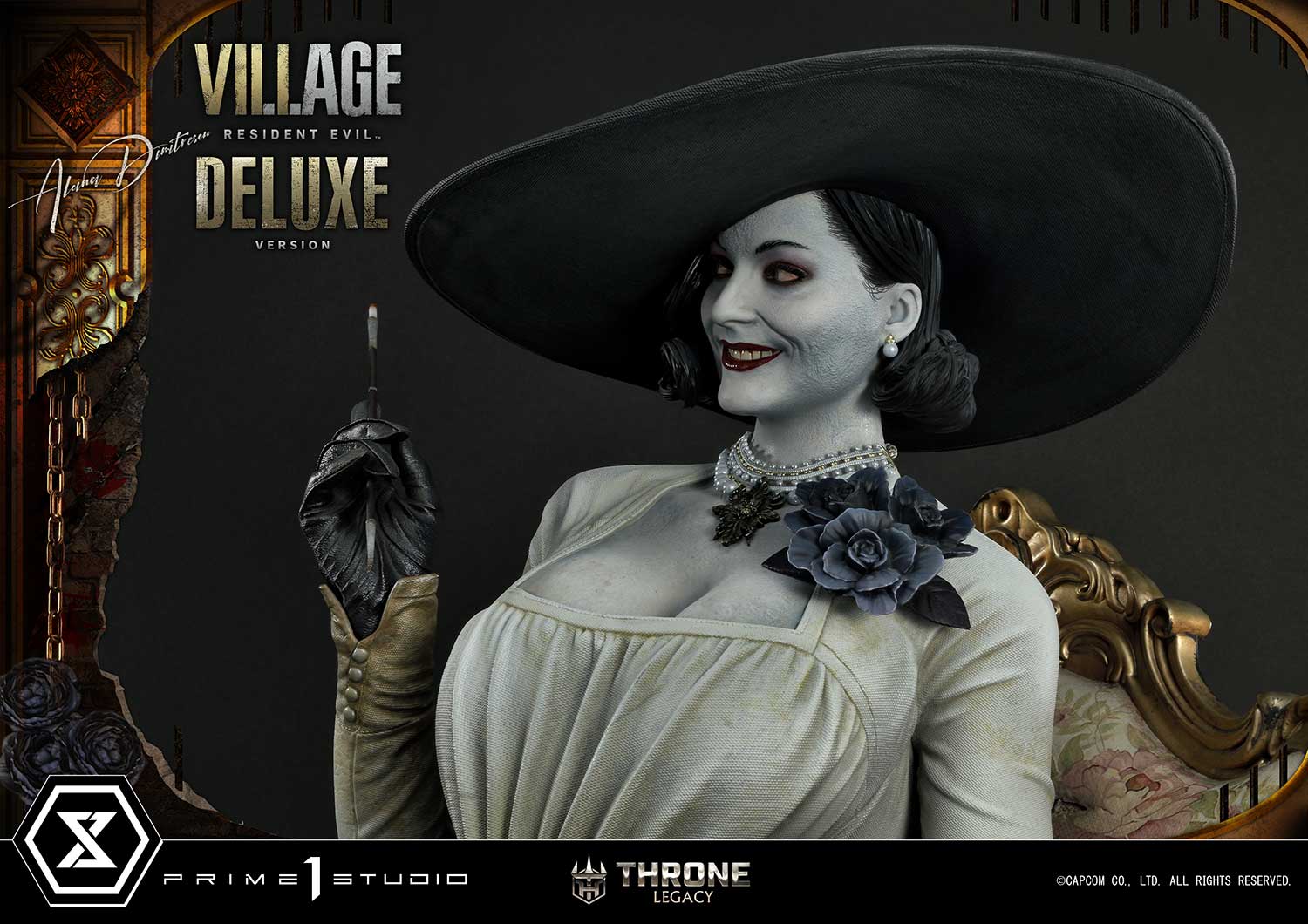 PRE-ORDER Prime1 Studio - Throne Legacy - Resident Evil Village - Alcina Dimitrescu: Deluxe Ver. 1/4