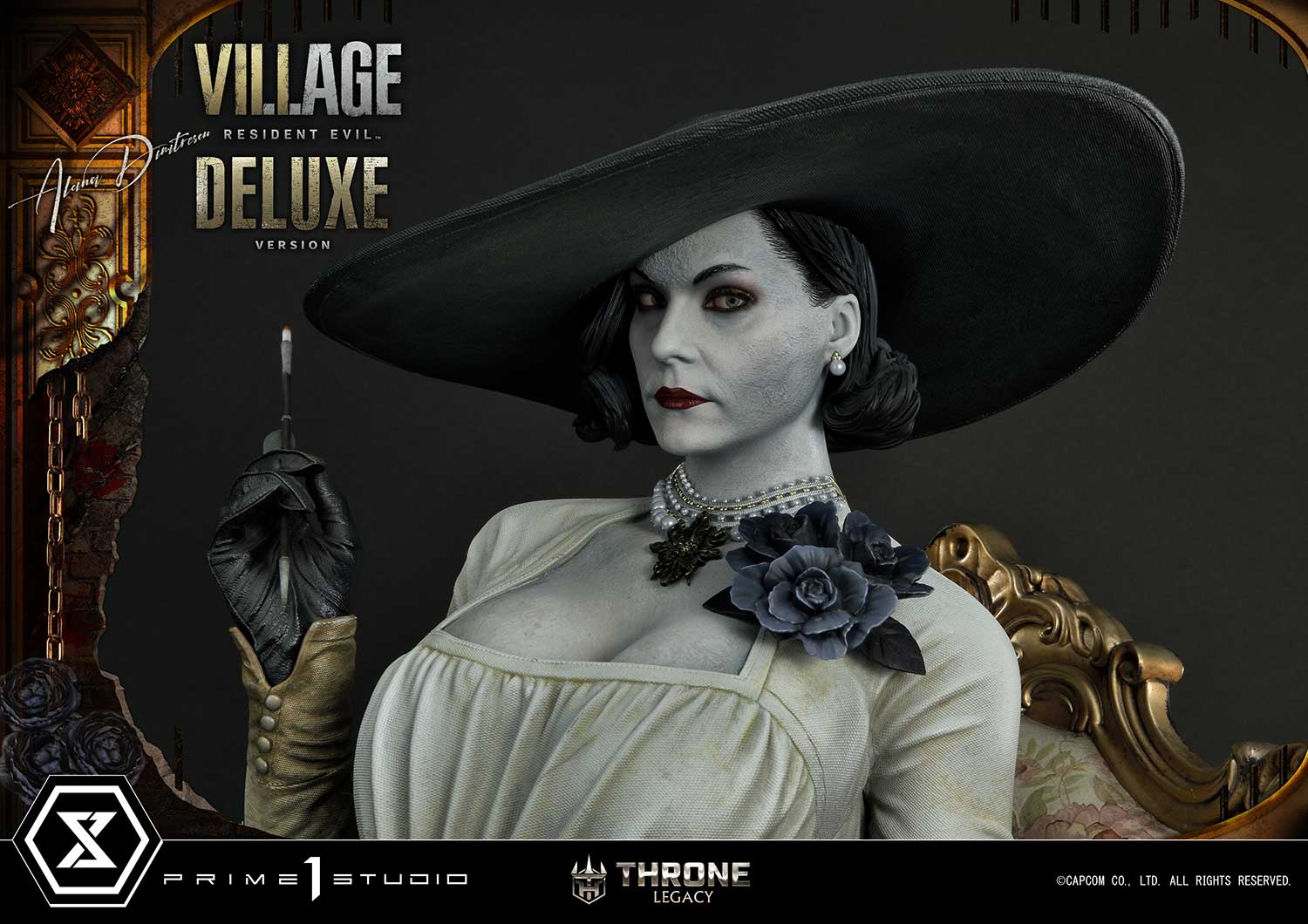PRE-ORDER Prime1 Studio - Throne Legacy - Resident Evil Village - Alcina Dimitrescu: Deluxe Ver. 1/4