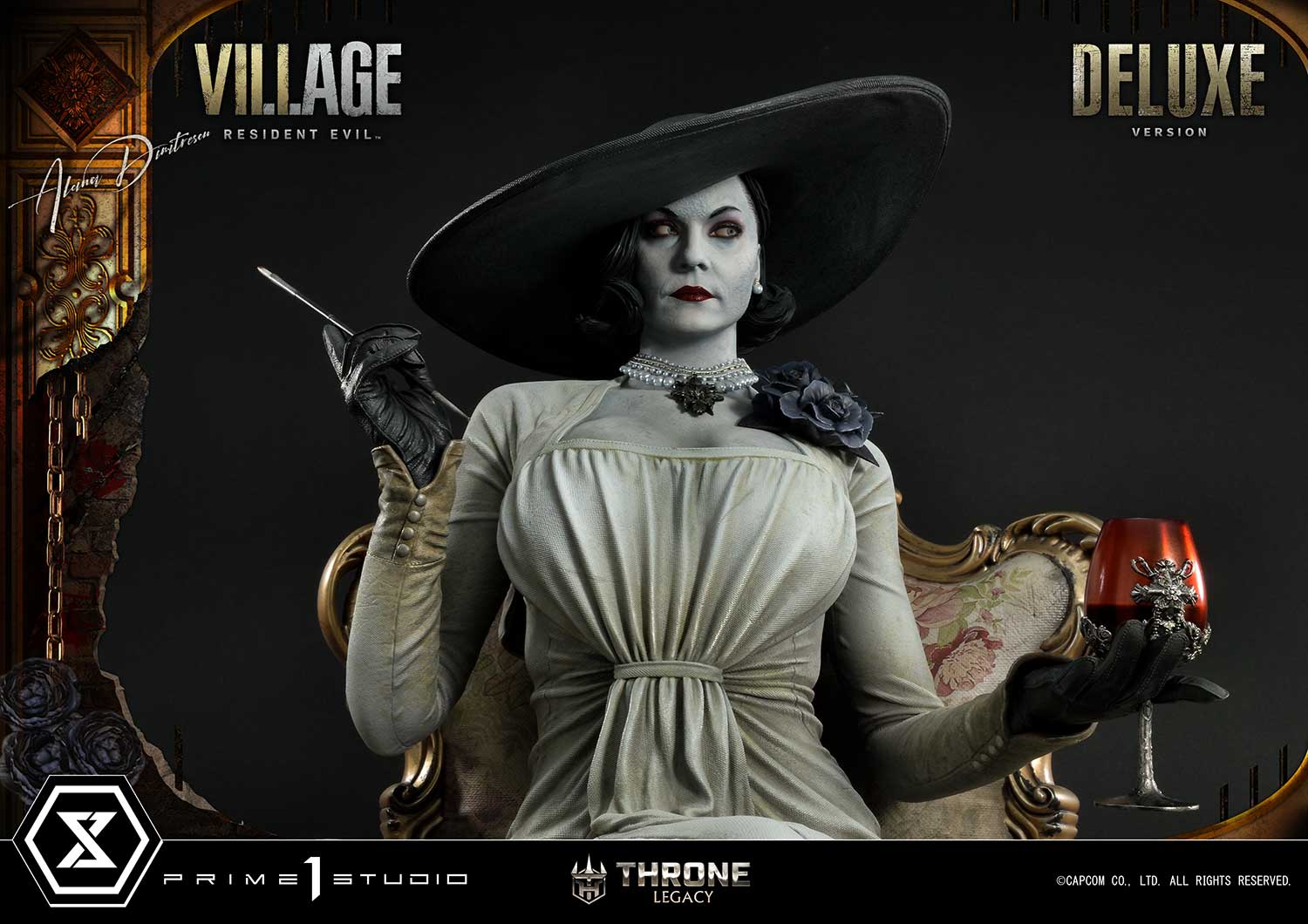 PRE-ORDER Prime1 Studio - Throne Legacy - Resident Evil Village - Alcina Dimitrescu: Deluxe Ver. 1/4