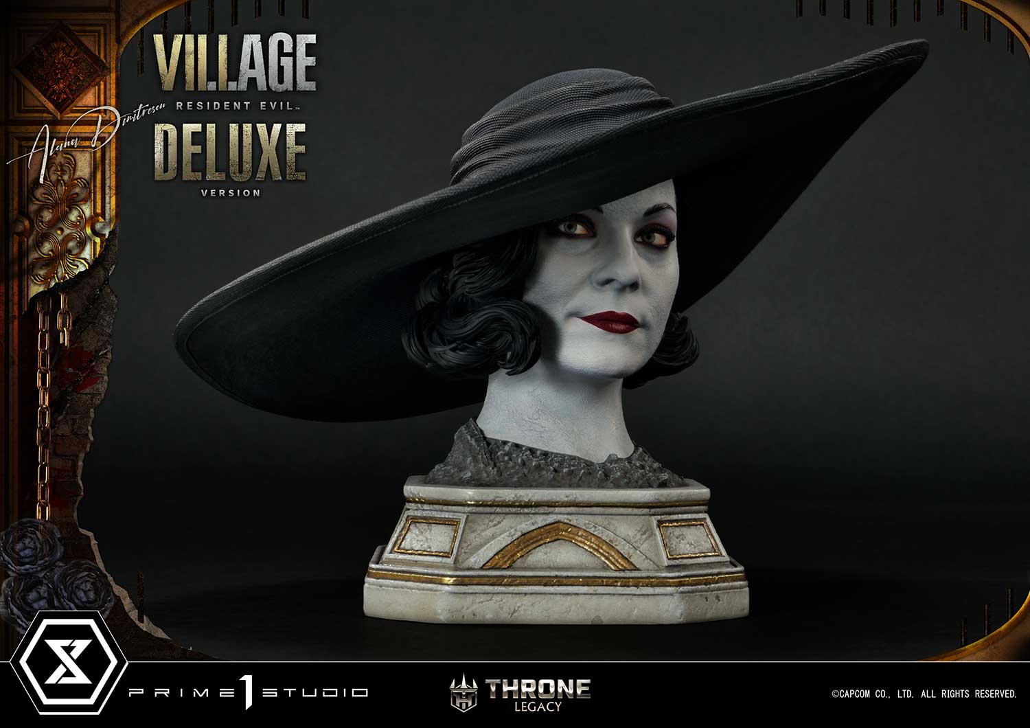 PRE-ORDER Prime1 Studio - Throne Legacy - Resident Evil Village - Alcina Dimitrescu: Deluxe Ver. 1/4