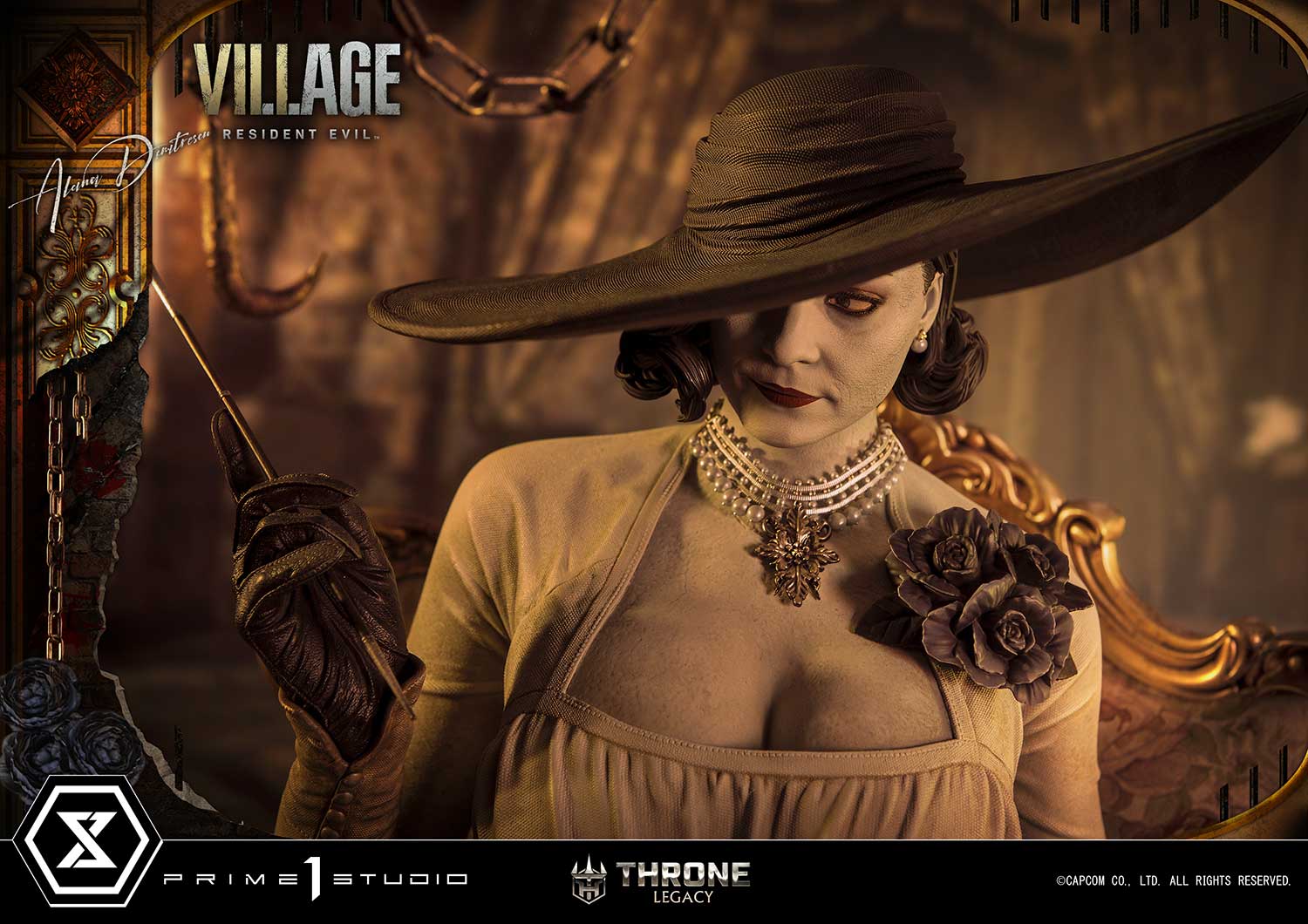PRE-ORDER Prime1 Studio - Throne Legacy - Resident Evil Village - Alcina Dimitrescu: Deluxe Ver. 1/4