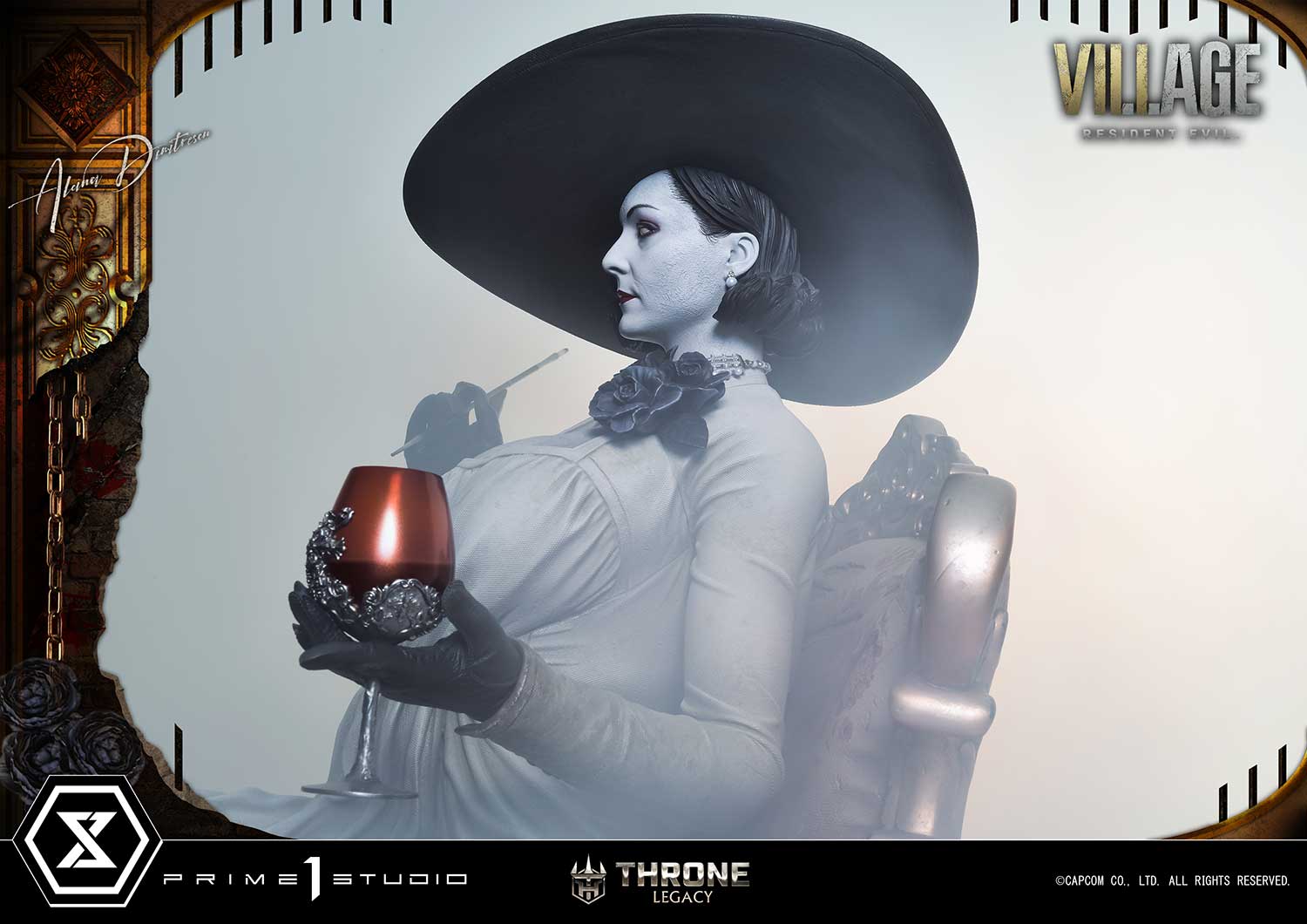 PRE-ORDER Prime1 Studio - Throne Legacy - Resident Evil Village - Alcina Dimitrescu: Deluxe Ver. 1/4