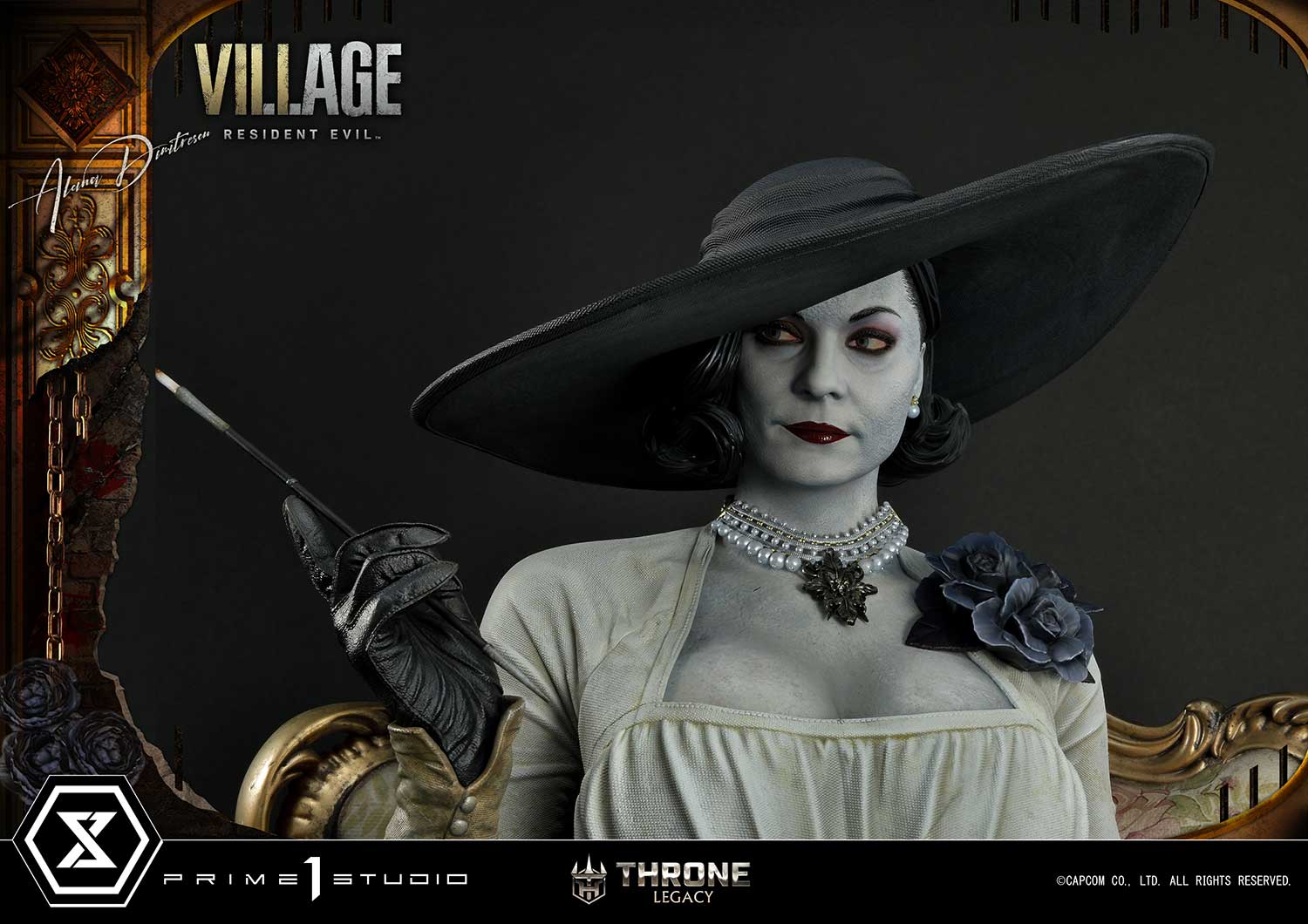 PRE-ORDER Prime1 Studio - Throne Legacy - Resident Evil Village - Alcina Dimitrescu: Deluxe Ver. 1/4