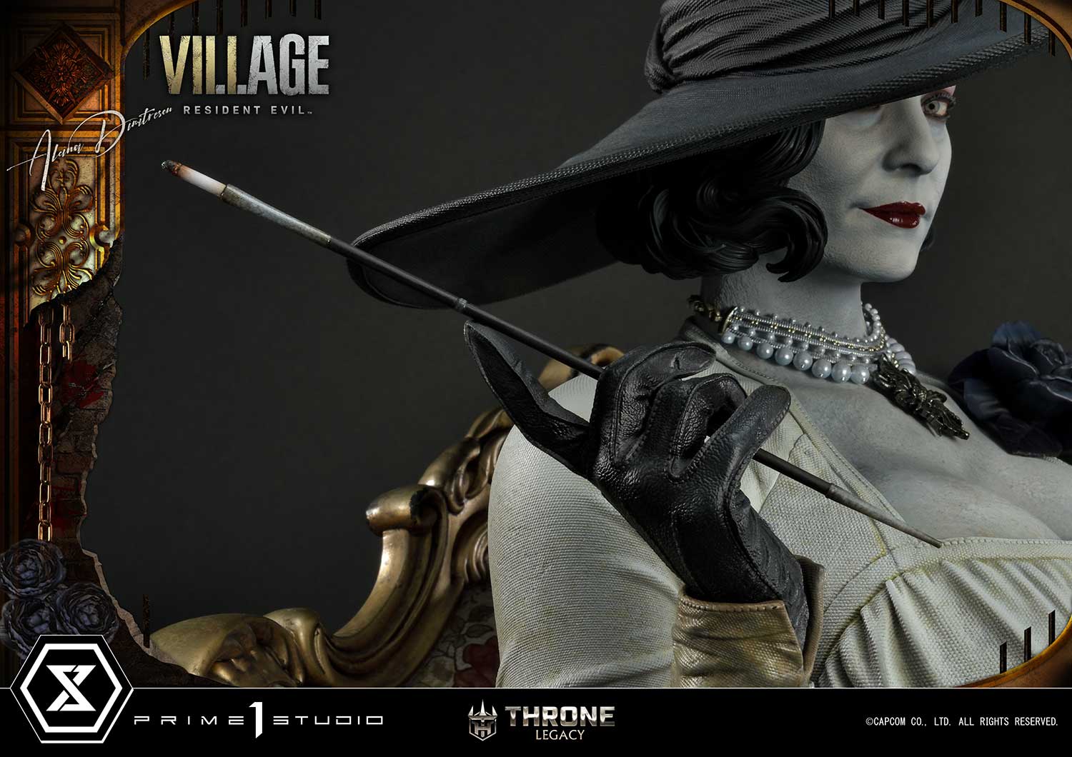 PRE-ORDER Prime1 Studio - Throne Legacy - Resident Evil Village - Alcina Dimitrescu: Deluxe Ver. 1/4