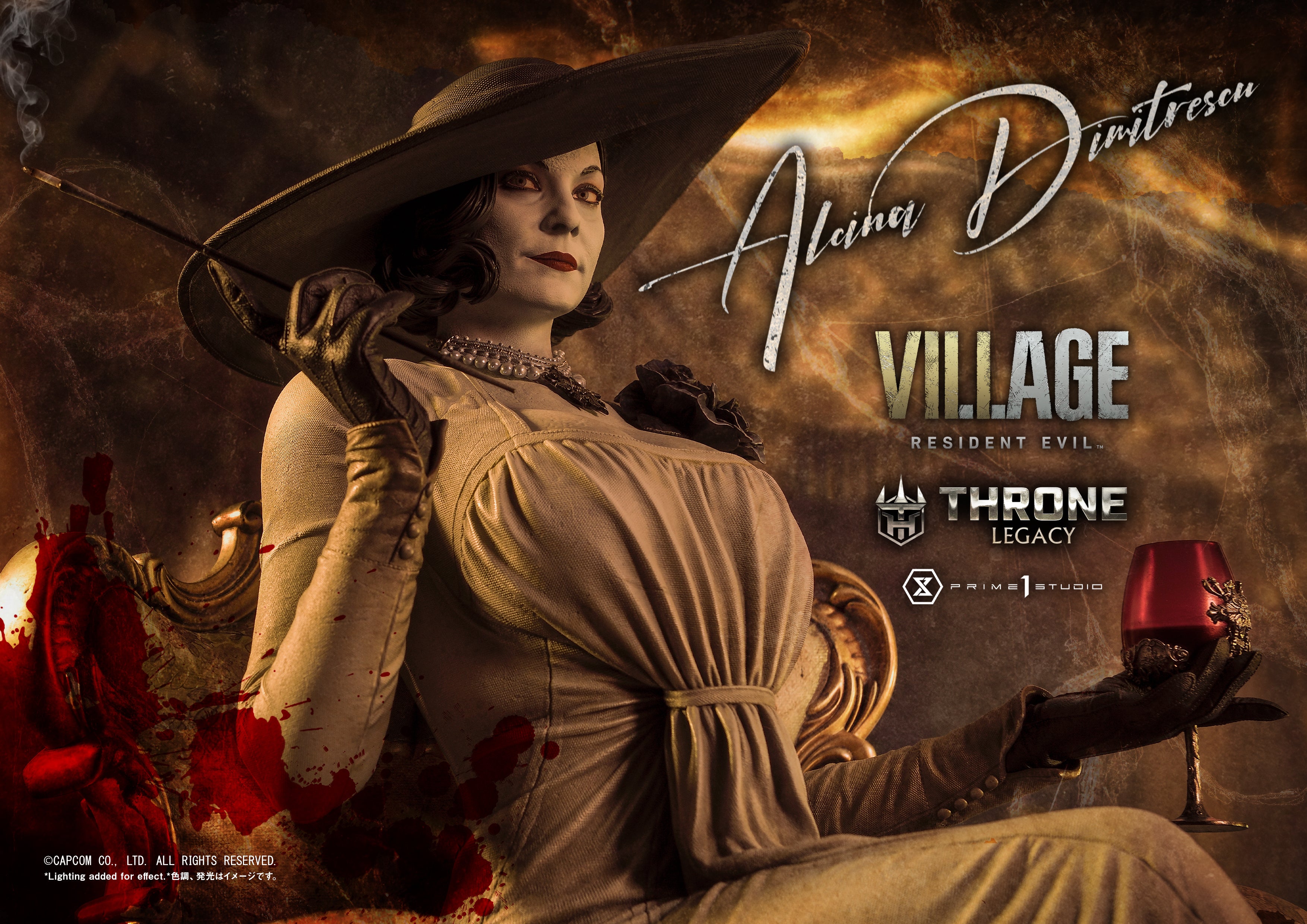 PRE-ORDER Prime1 Studio - Throne Legacy - Resident Evil Village - Alcina Dimitrescu: Deluxe Bonus Ver. 1/4