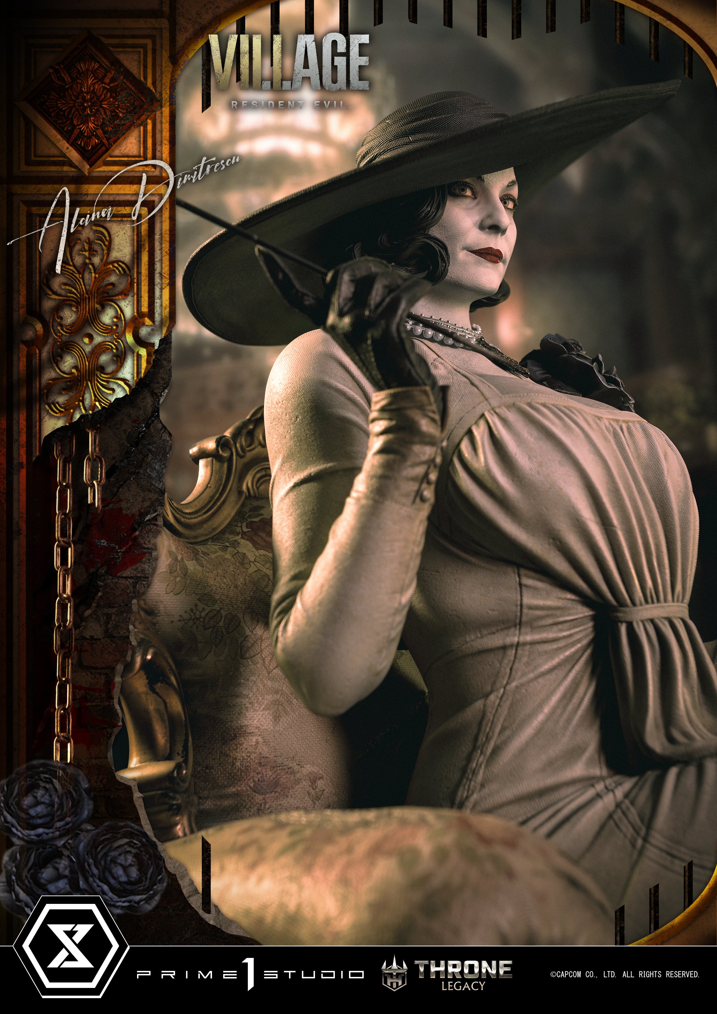 PRE-ORDER Prime1 Studio - Throne Legacy - Resident Evil Village - Alcina Dimitrescu: Deluxe Bonus Ver. 1/4